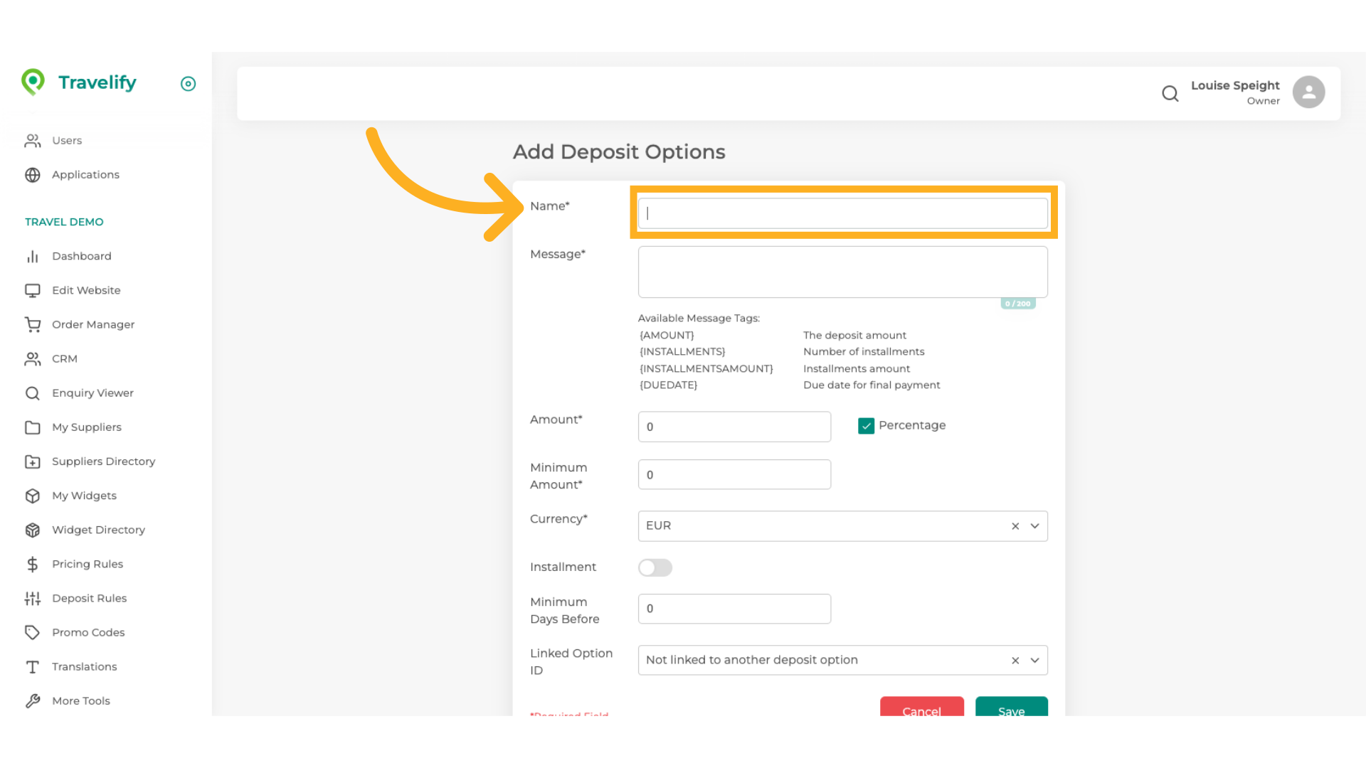 Create a recognisable name