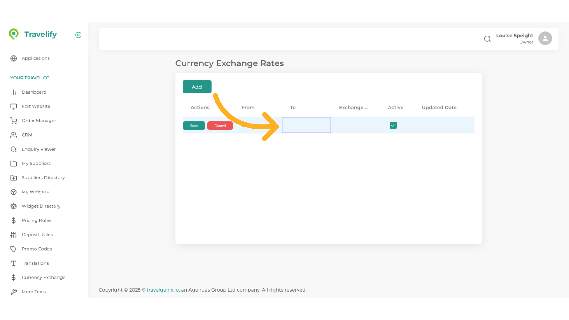 And convert to Pounds