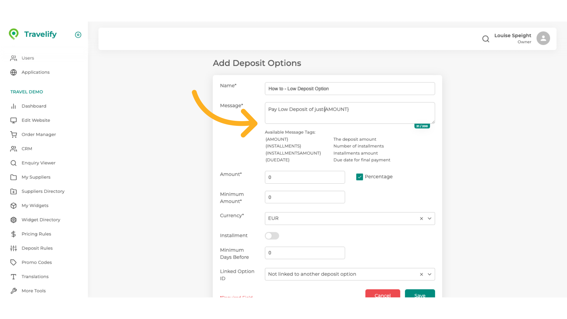 Paste AMOUNT in this space