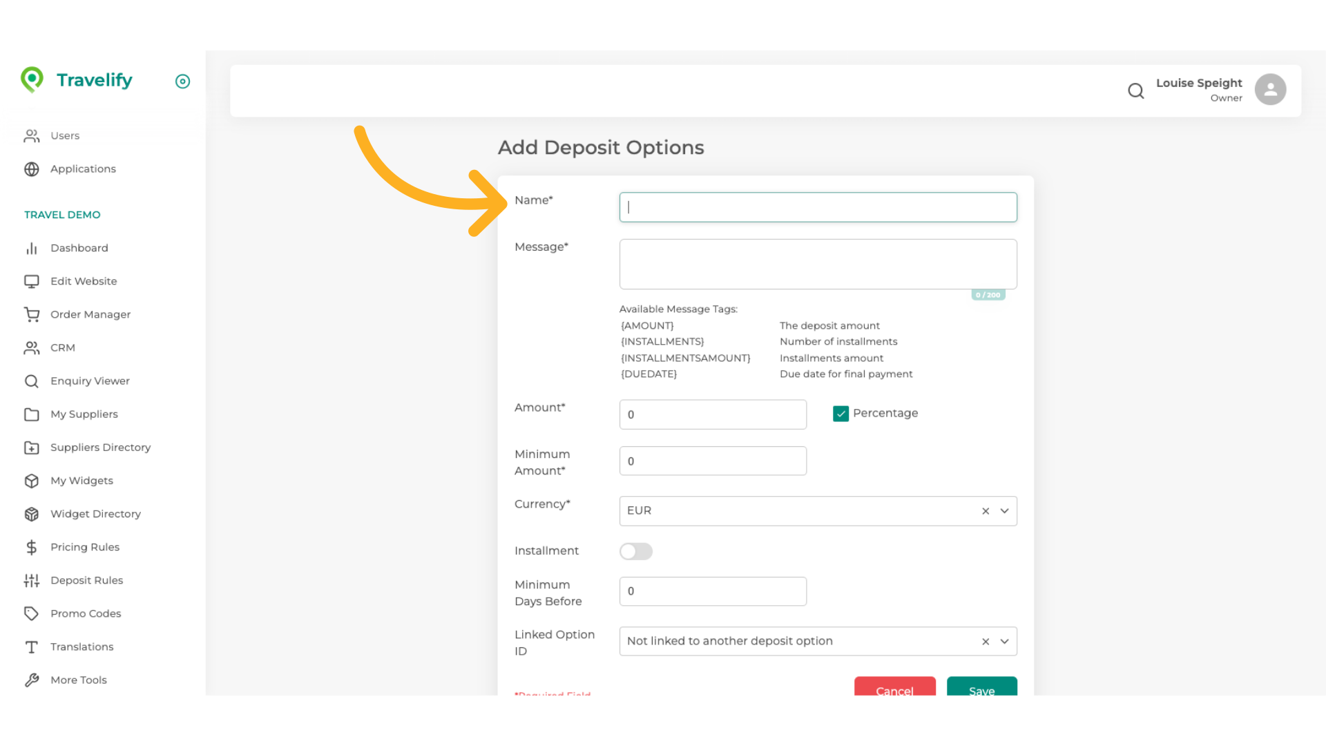 Create a recognisable name
