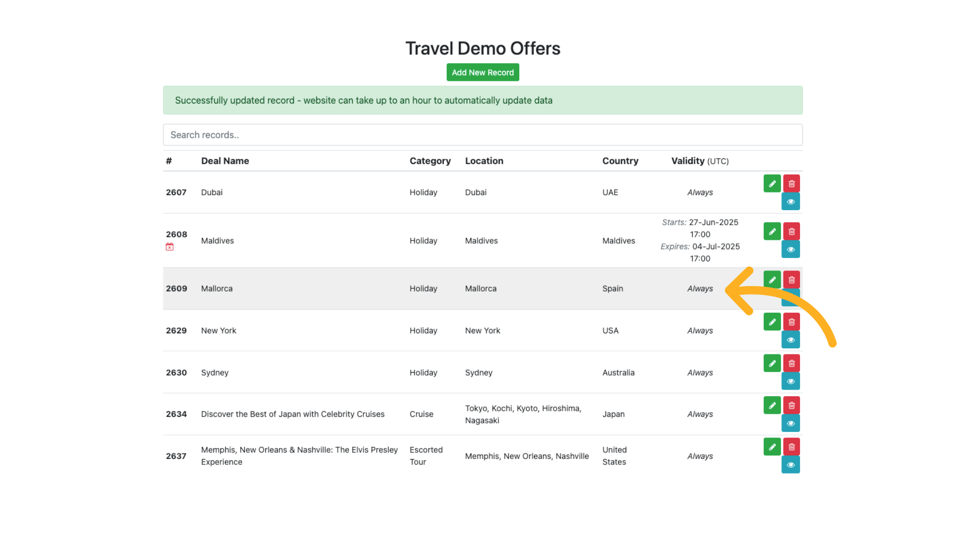 If Always shows here then offer has no date range and will always appear on site