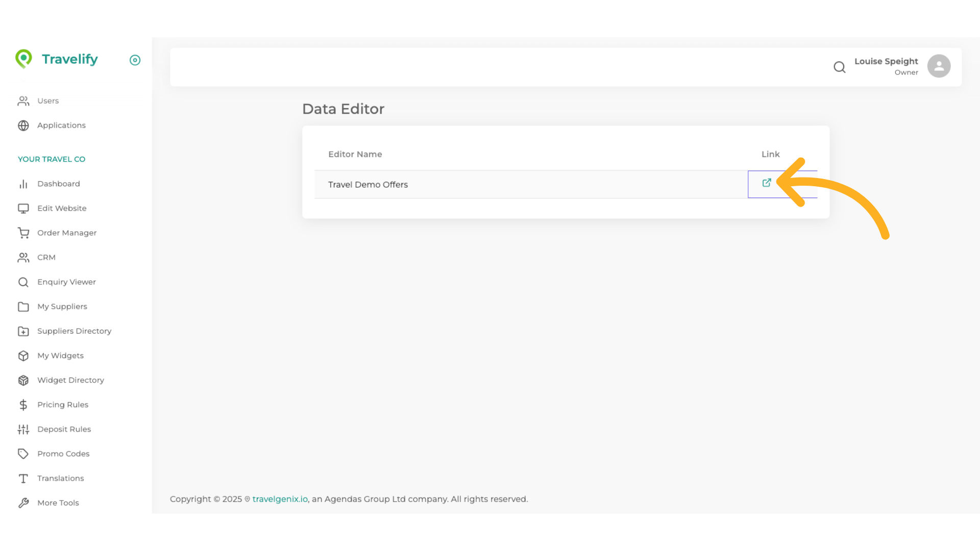 Click on the link for the site you require