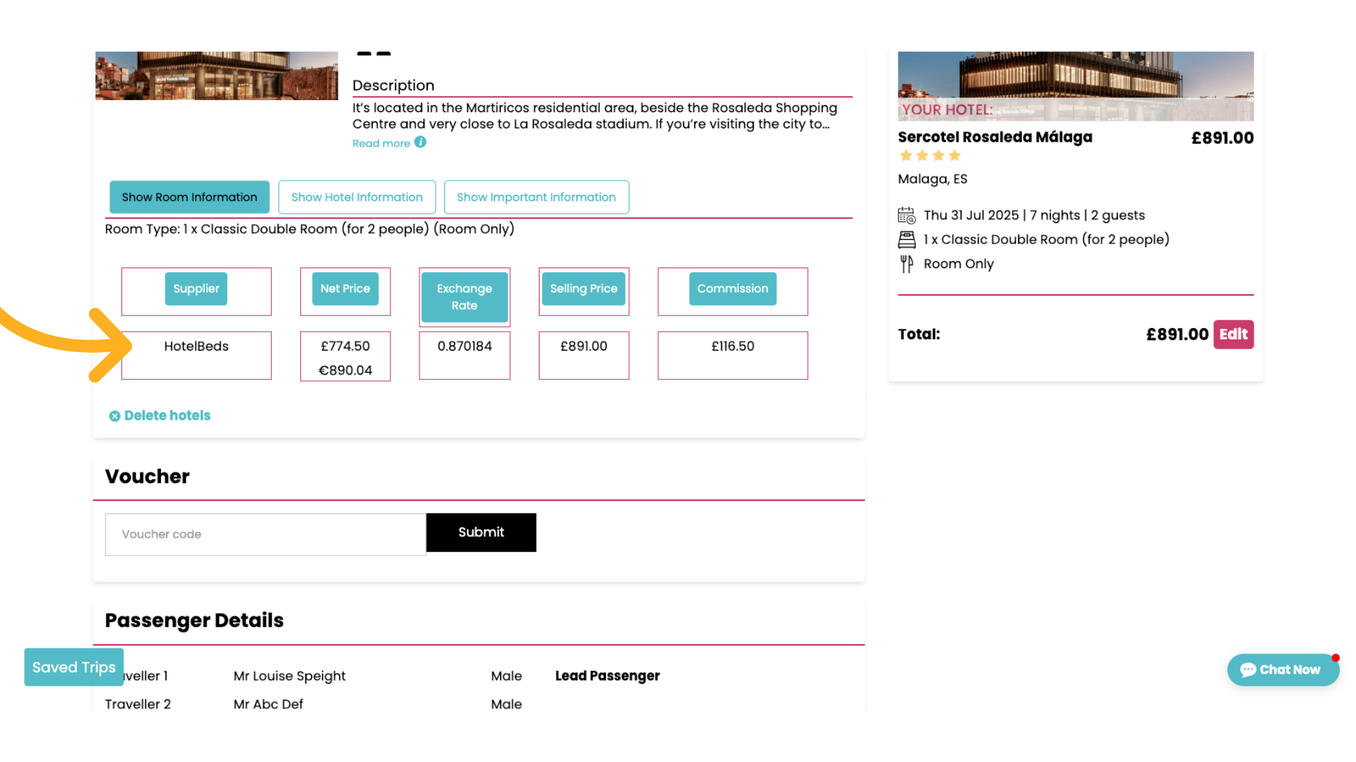 You will see all the pricing detailed again for you to check