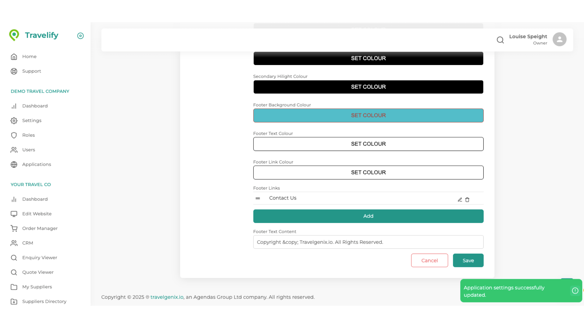 Your changes have been made