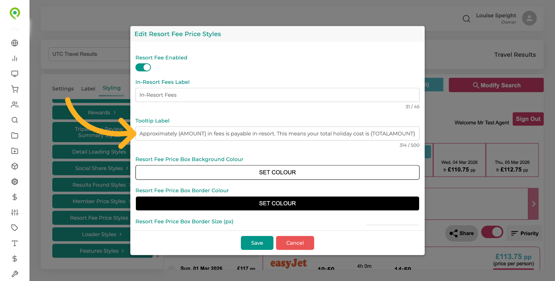 More information for your customer