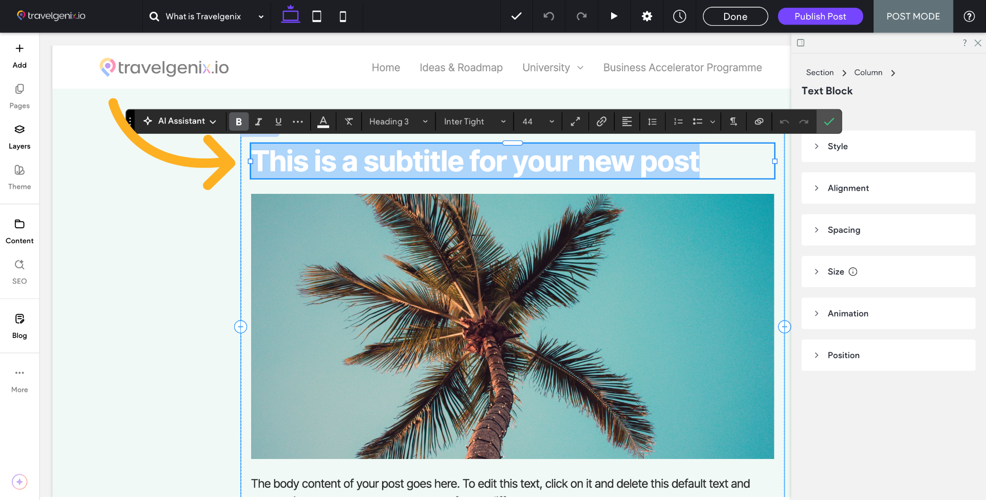 Highlight this section to begin adding your own text