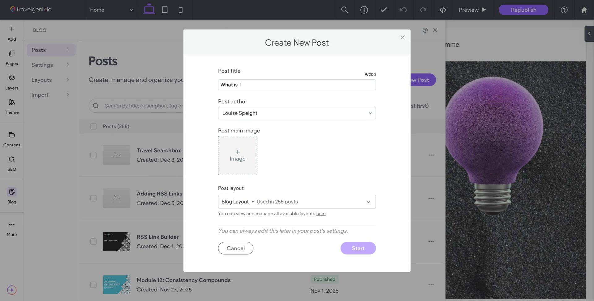 Enter Blog Post Title