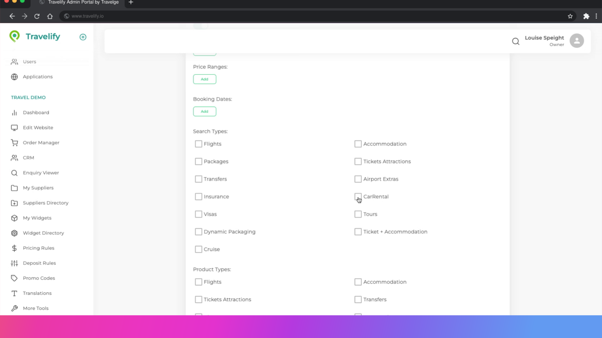 Select appropriate box