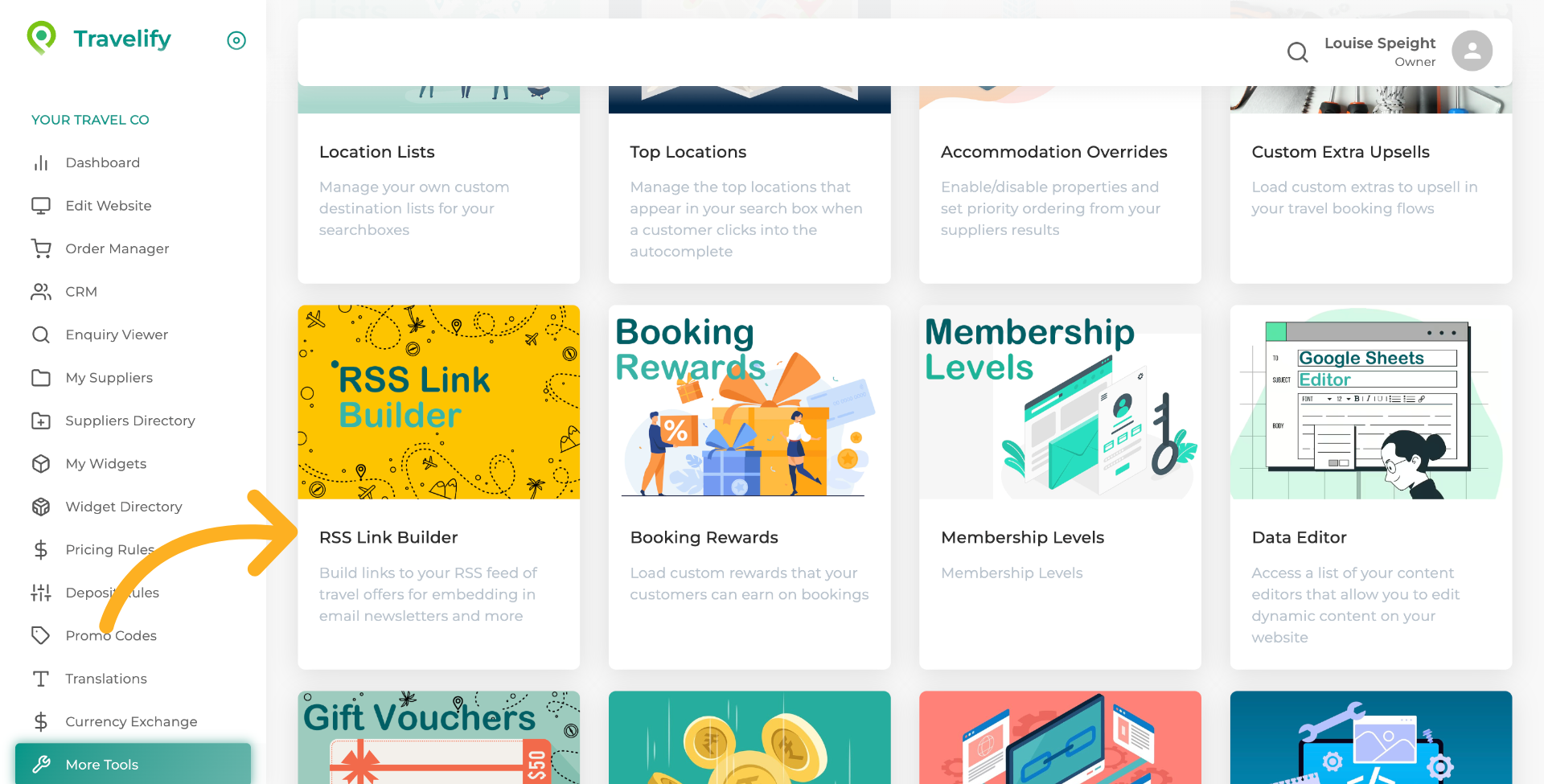 Select RSS Link Builder