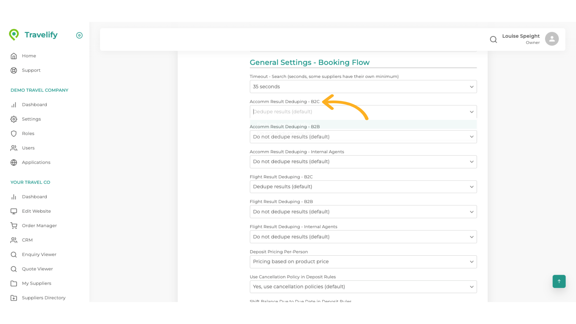 Select Accomm Result Deduping B2C