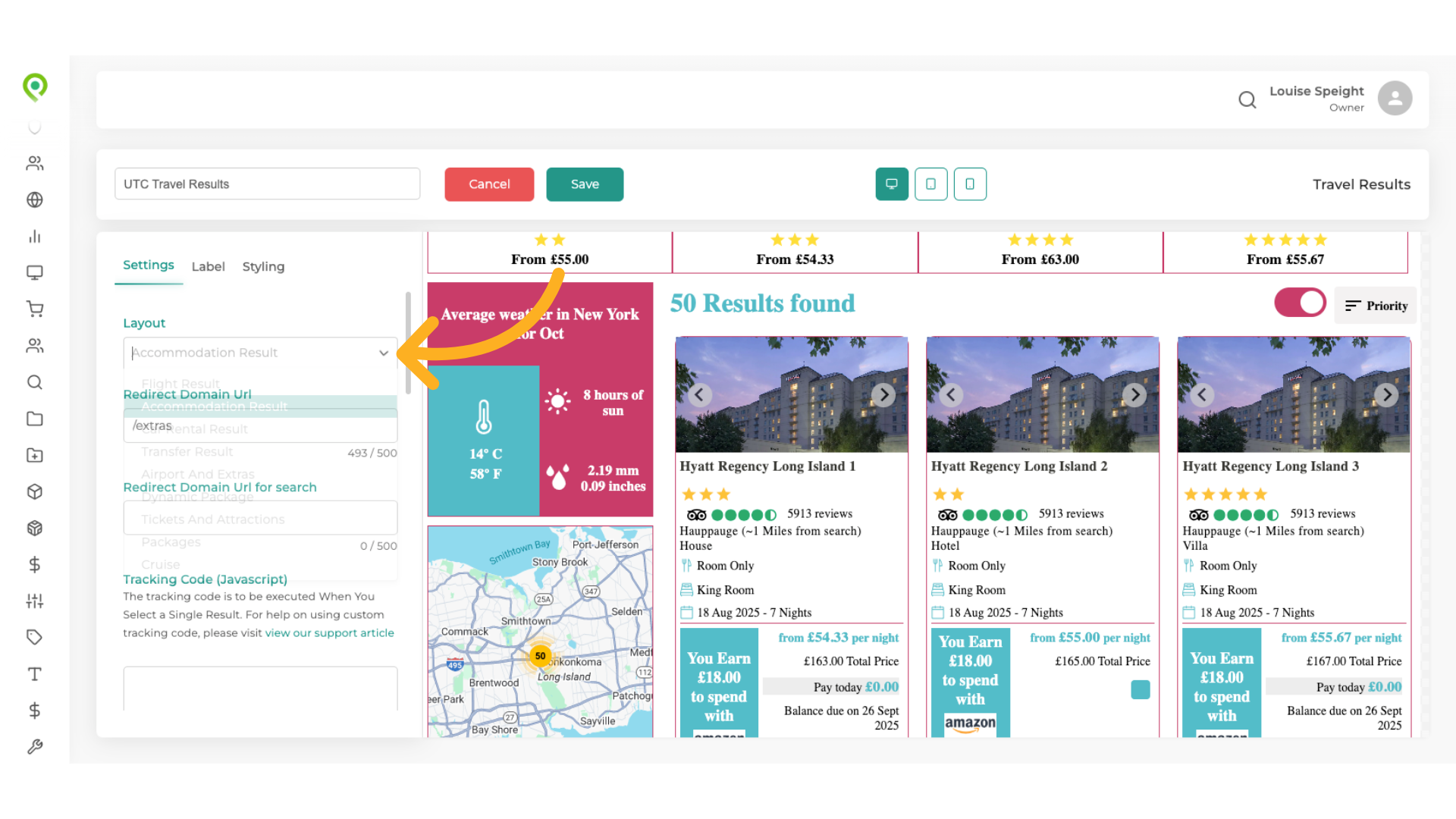 We can change this via Settings