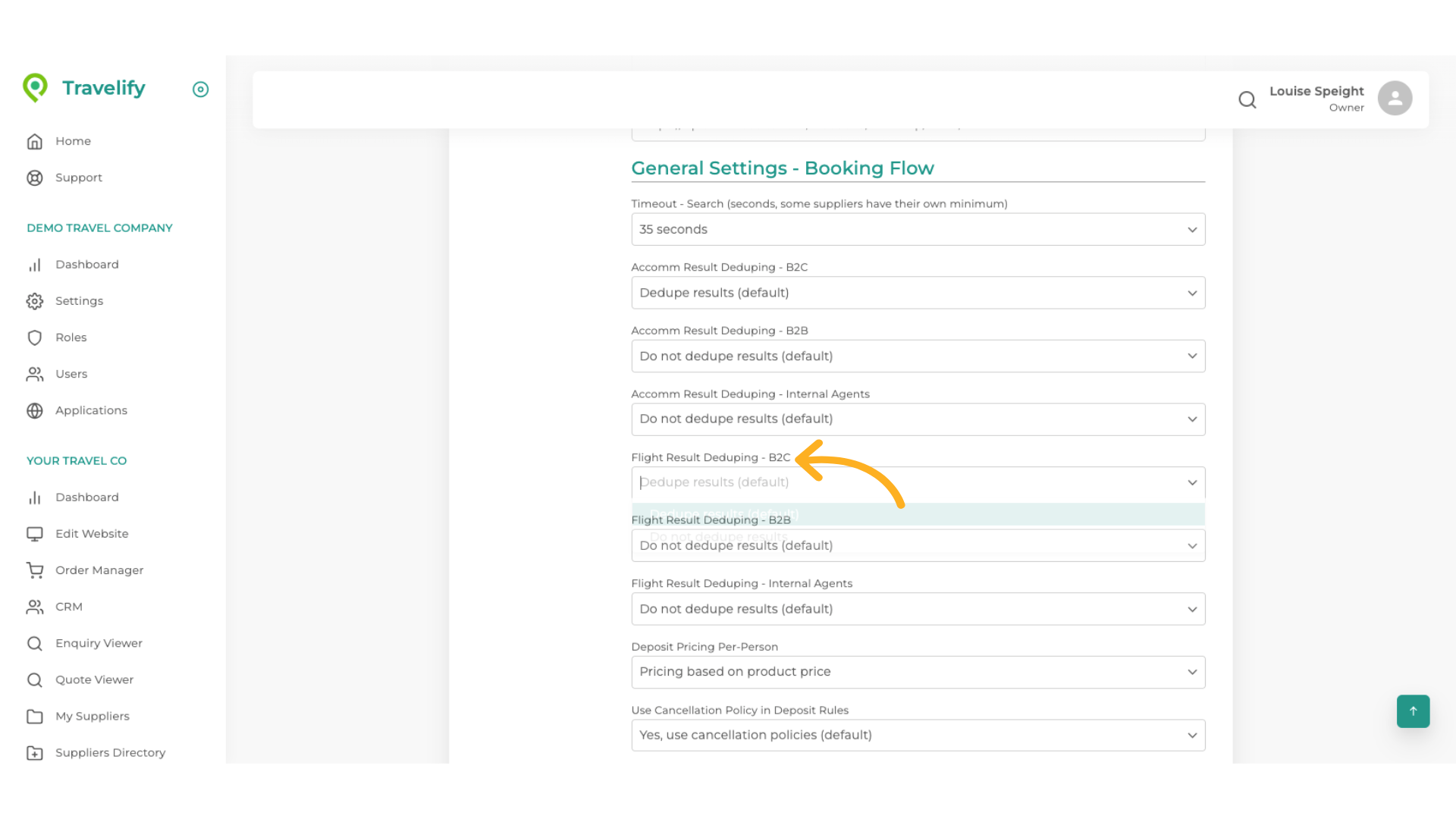Select Flight Result Deduping B2C