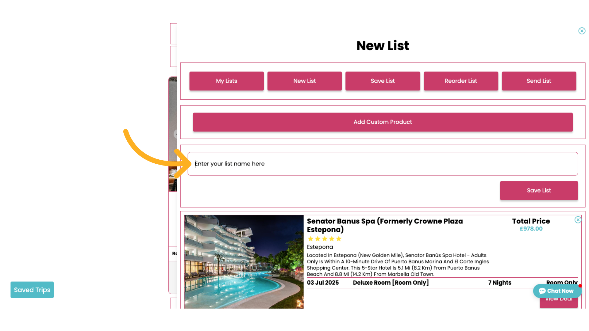 And here to give it a name