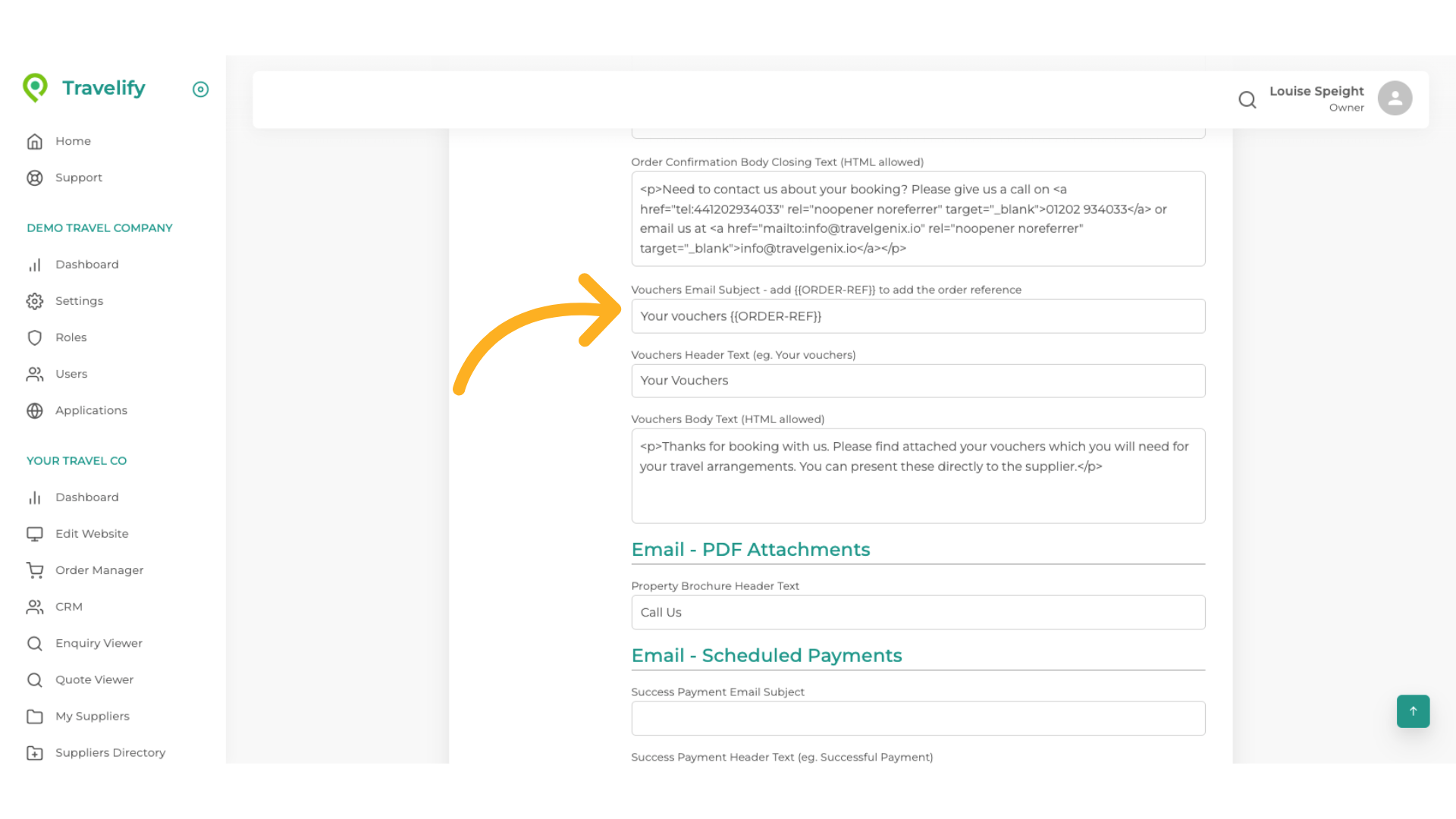 Ignore this Voucher section, functionality is in development