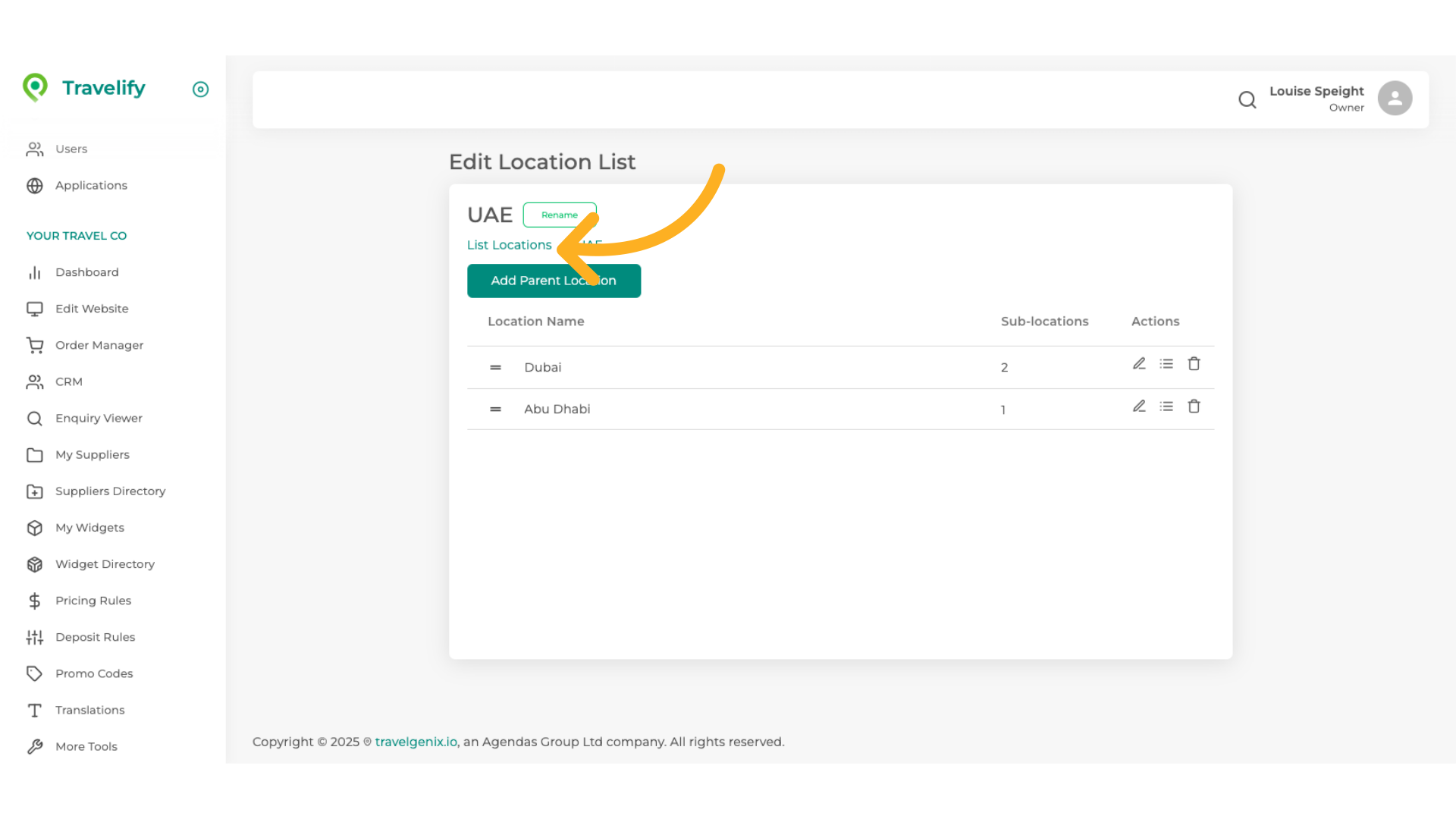 Click here to go back to your Main Parent Location Listing