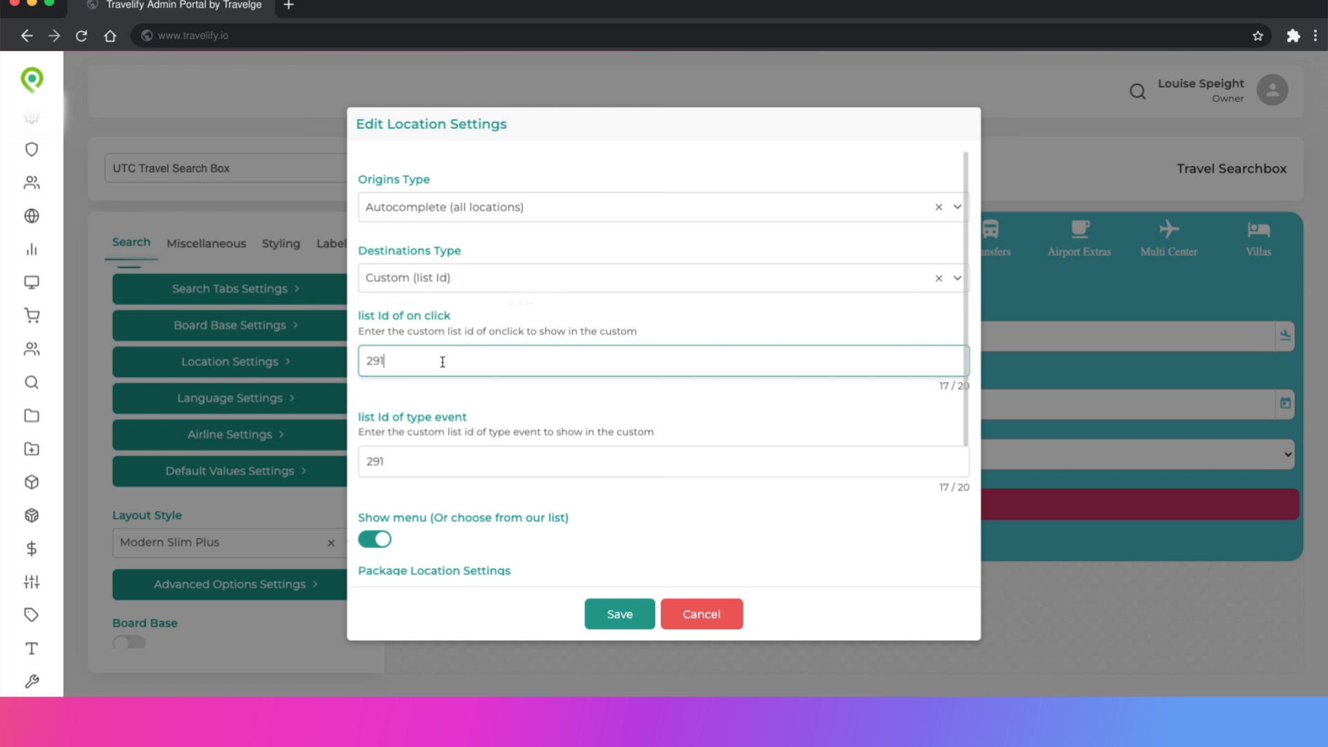 Enter the List ID number that you should have noted