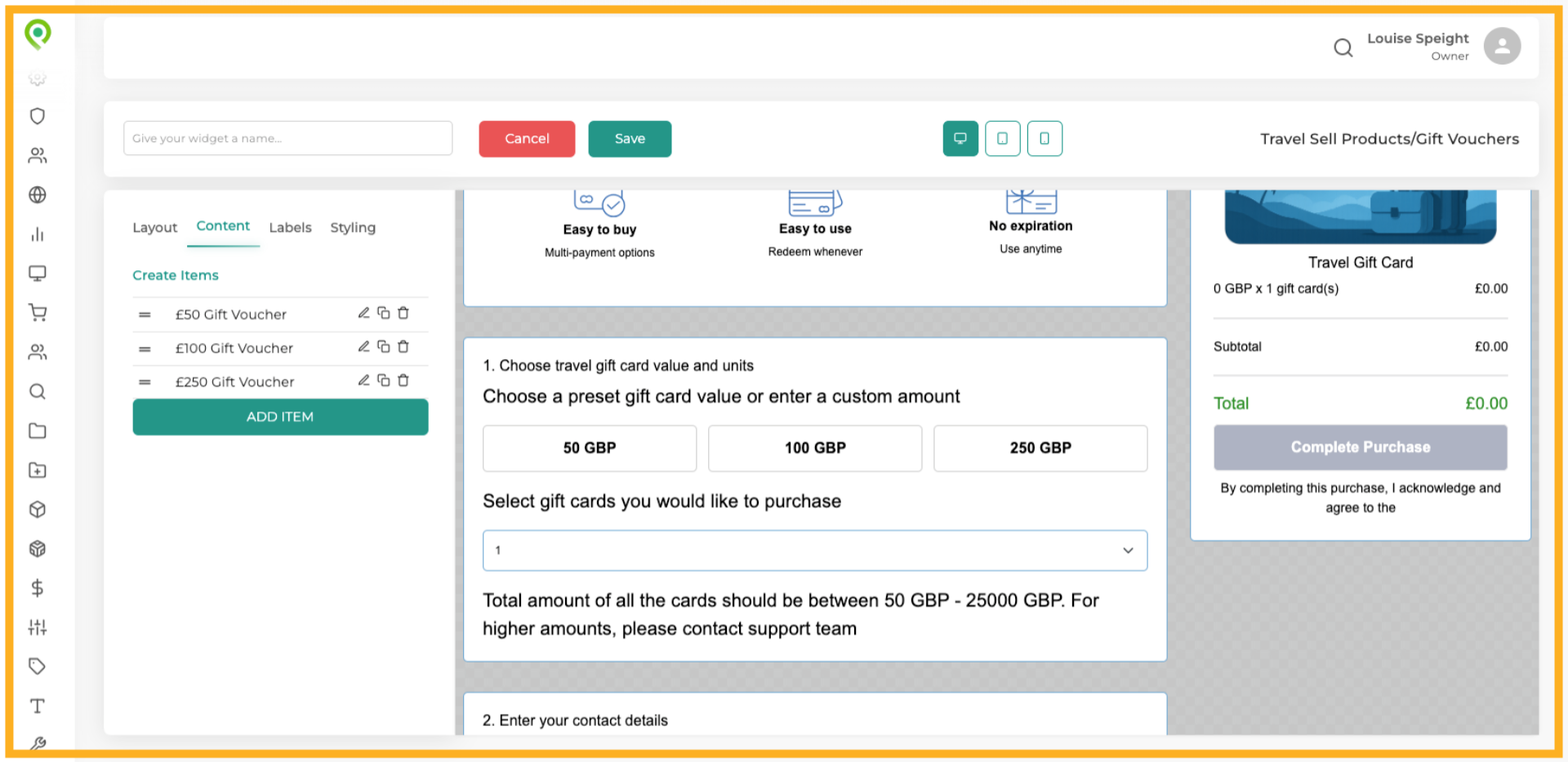 You can see here the other denominations have been added