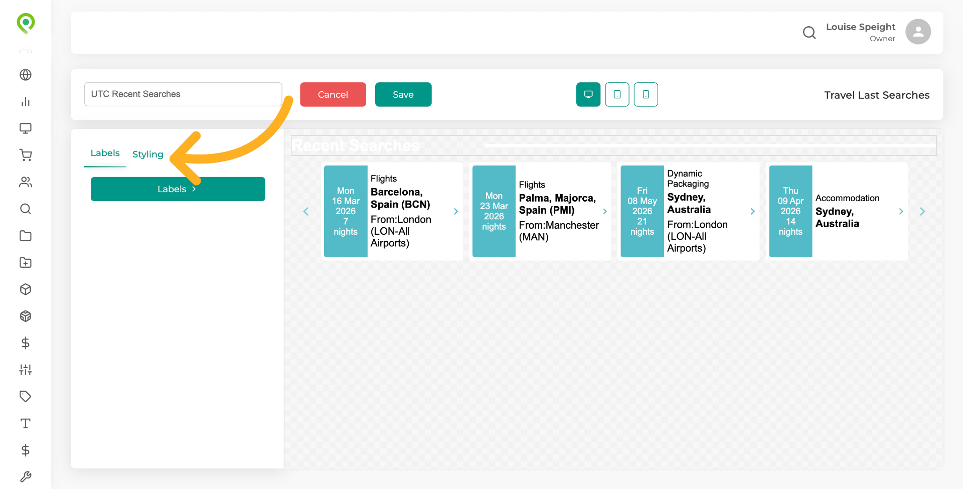 Access Styling Options