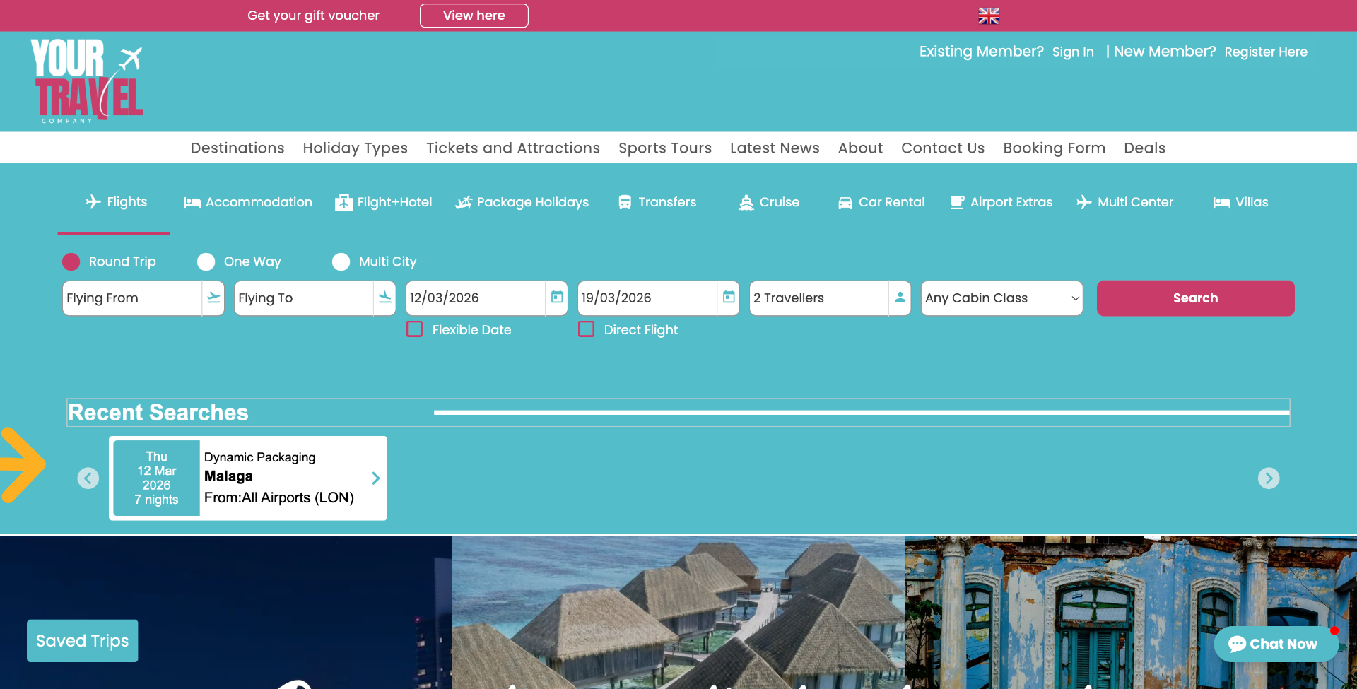 Recent searches now showing
