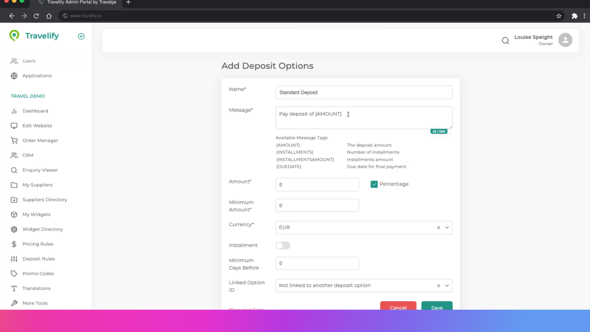 Continue filling in these details