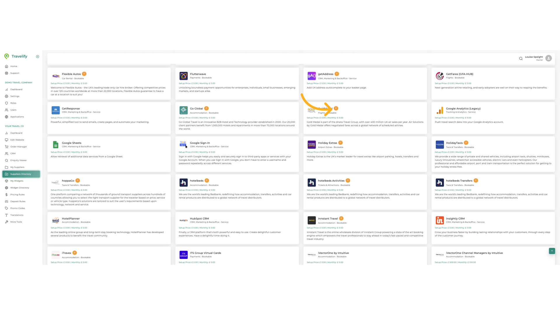 A 'P' are Premium Suppliers