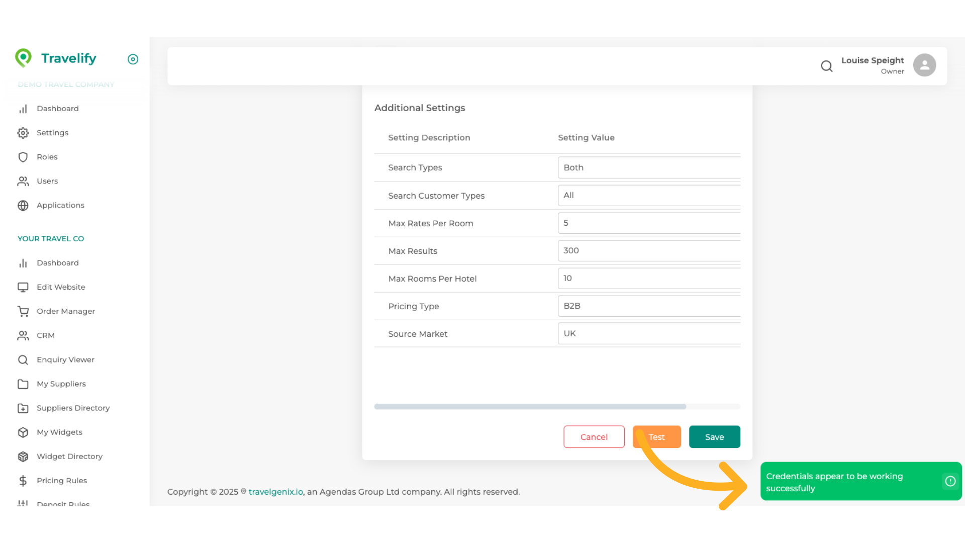 If all details are correct this green box will appear and the supplier is now added to My Suppliers