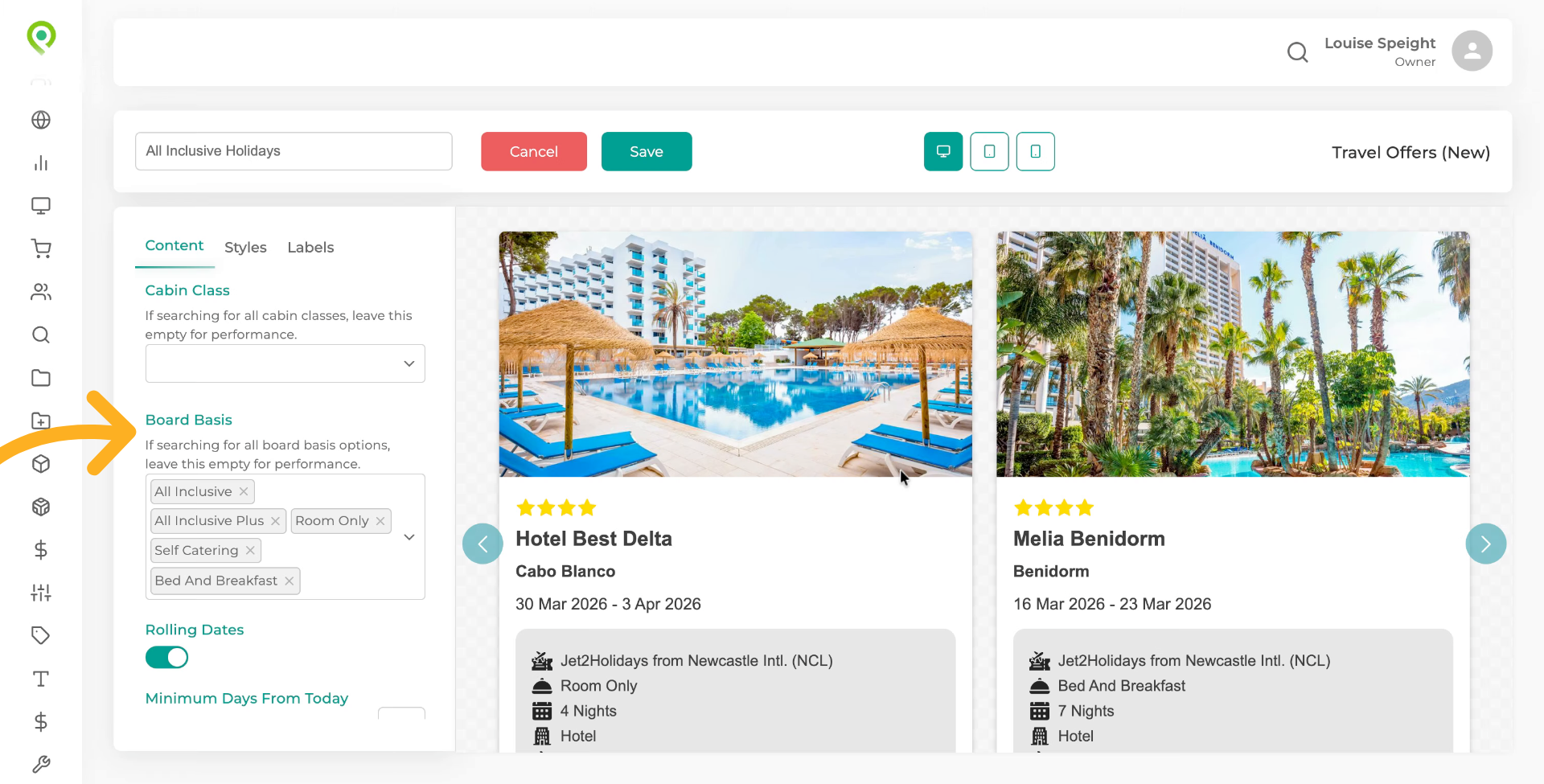 Choose Board Basis here
