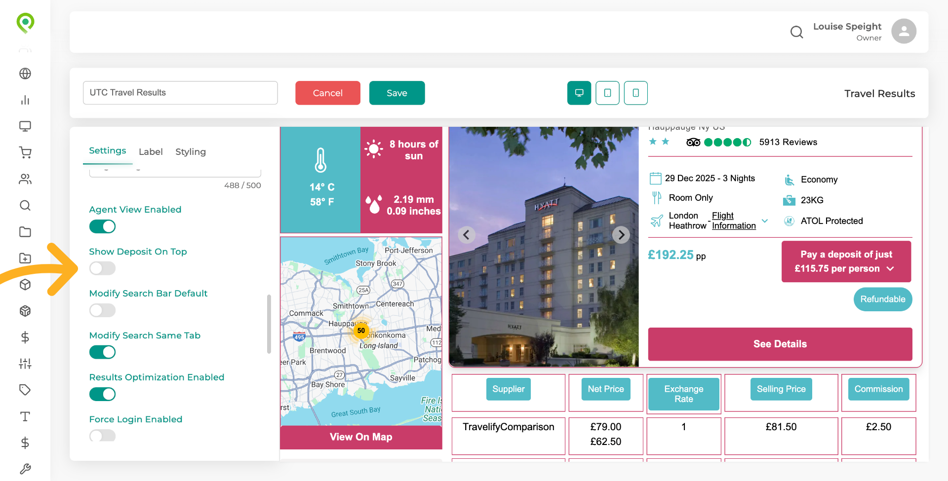 This is the button we need to check to change the postion