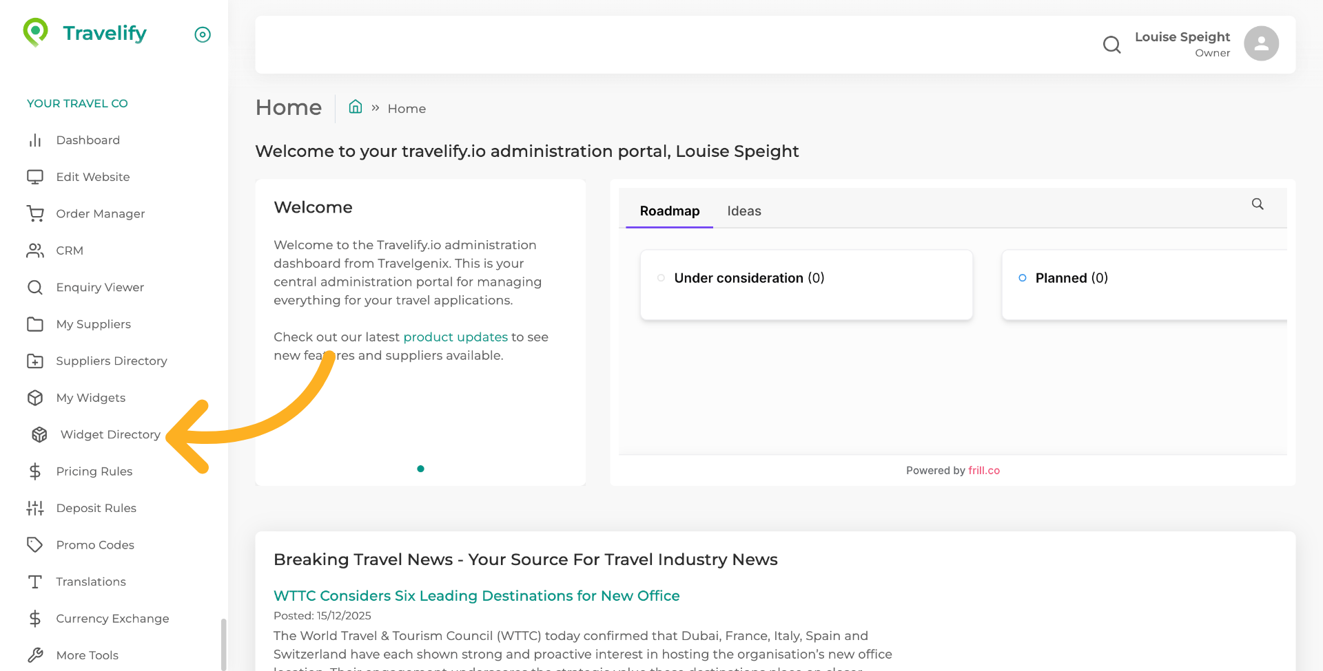 Open Widget Directory