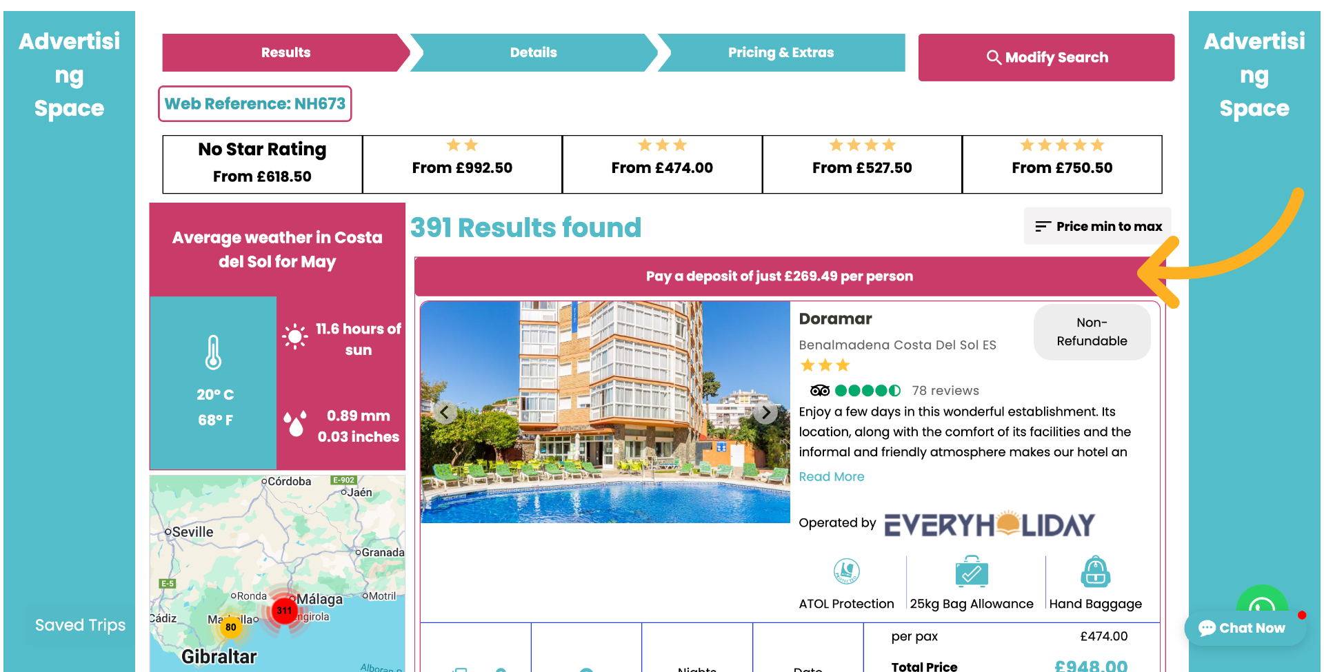 And this is what it will now look like on the website