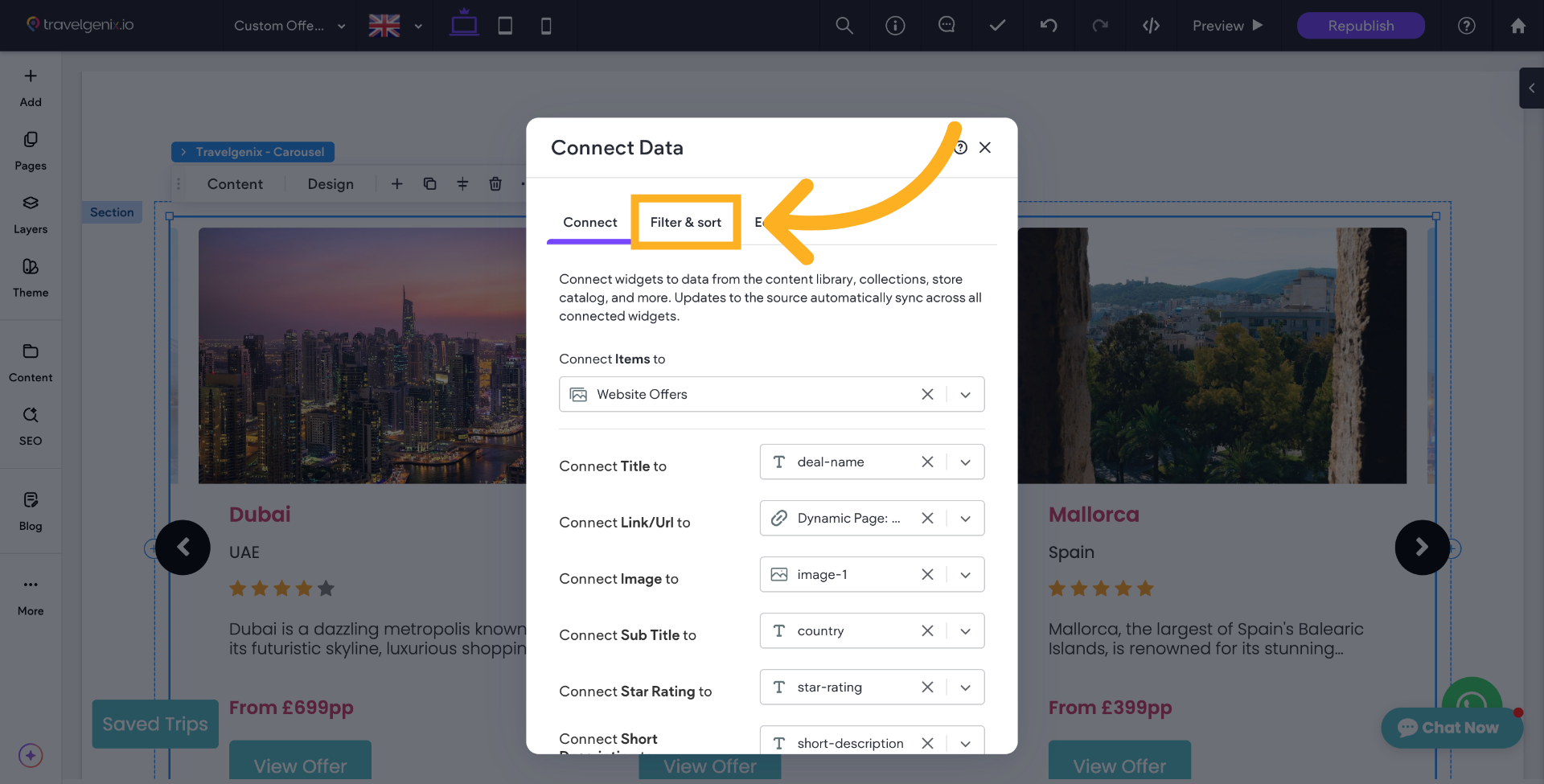 Open Filter & Sort Options