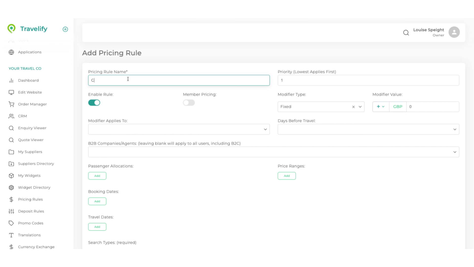 Fill 'Cascading Rule 1'