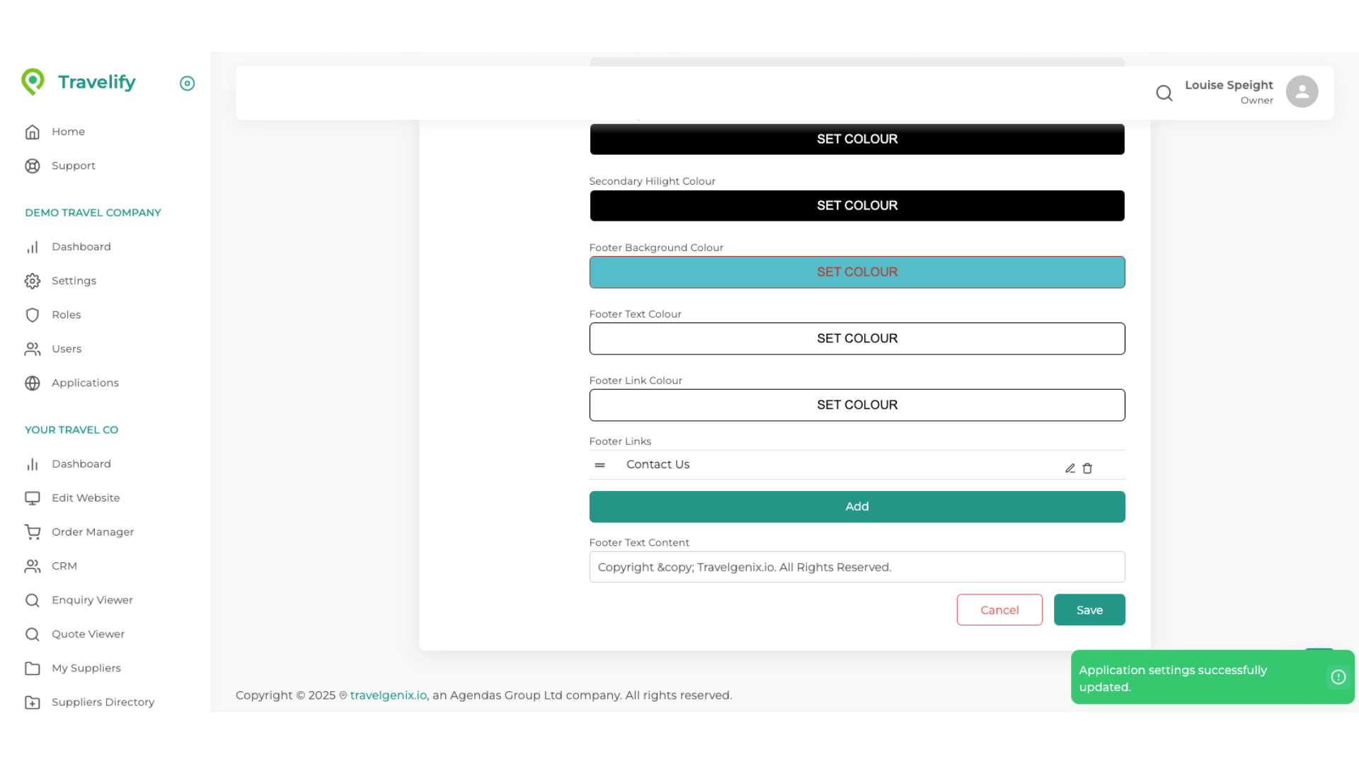 Your changes have been made