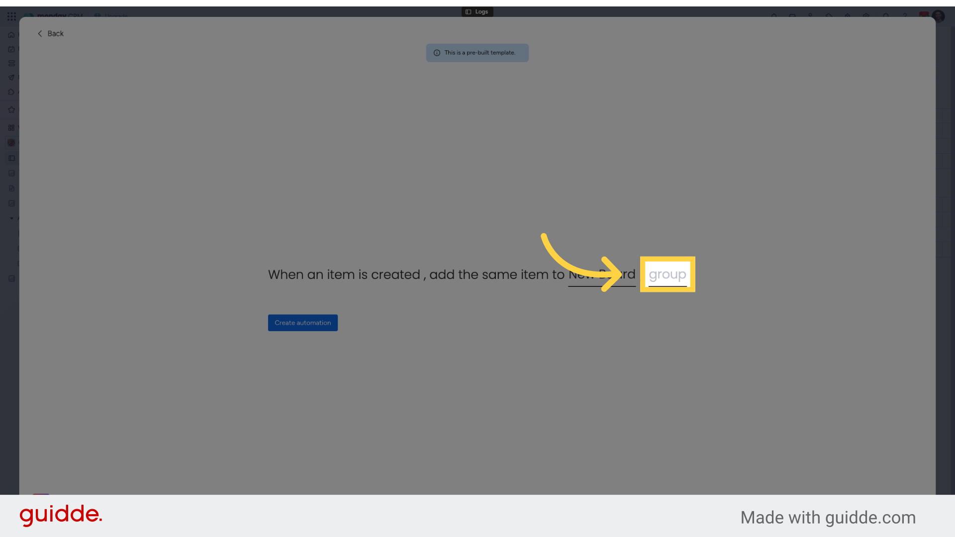 Click 'group'