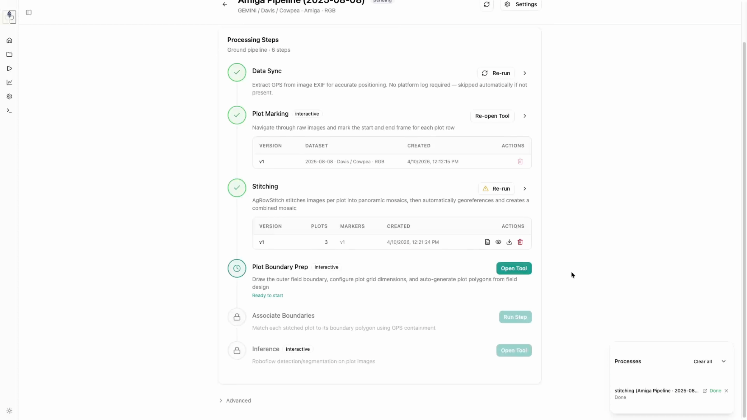 Boundary Preparation And Field Design