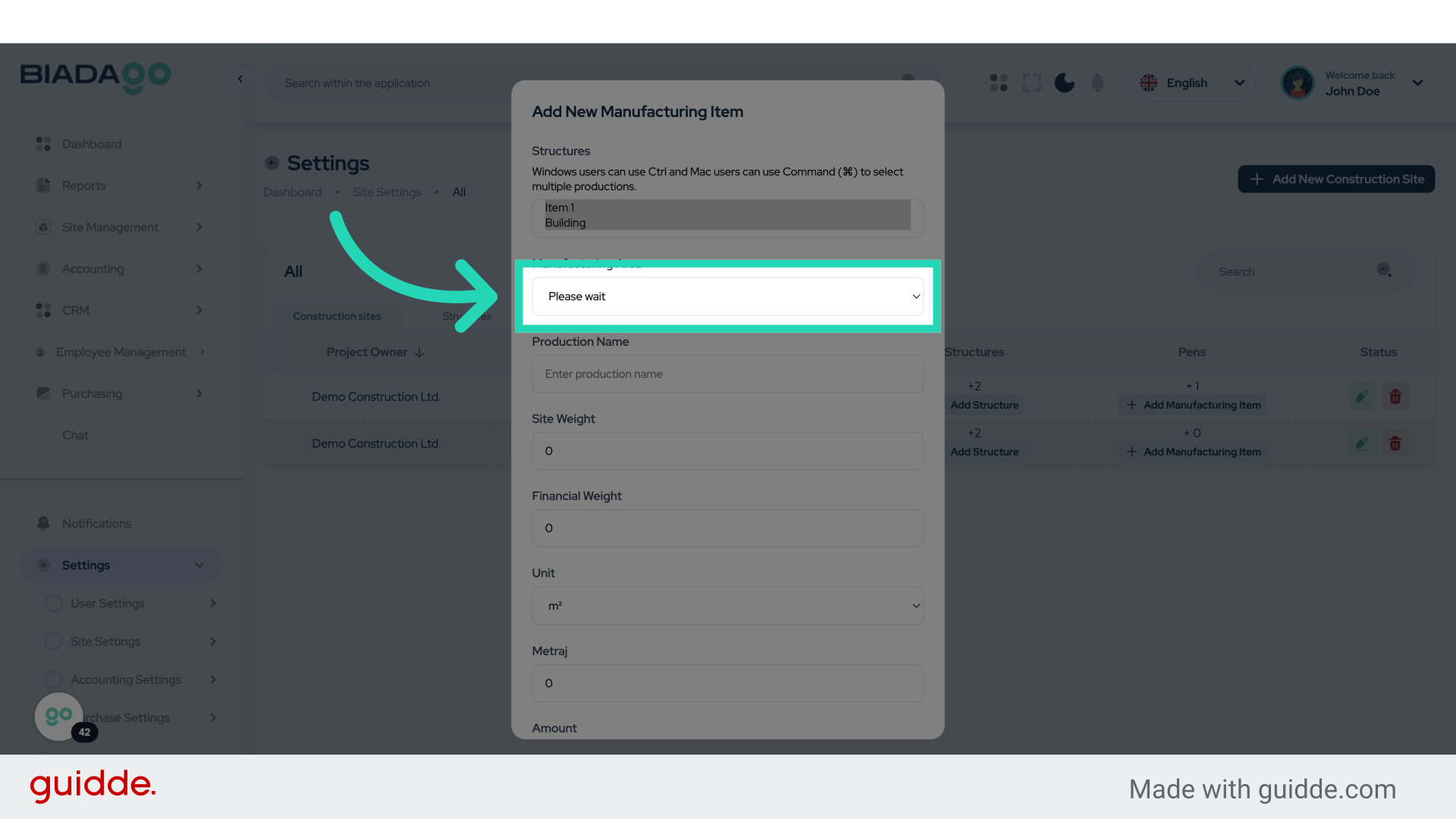 Click 'Please wait Floor Basis Building-wide On Facade Basis'