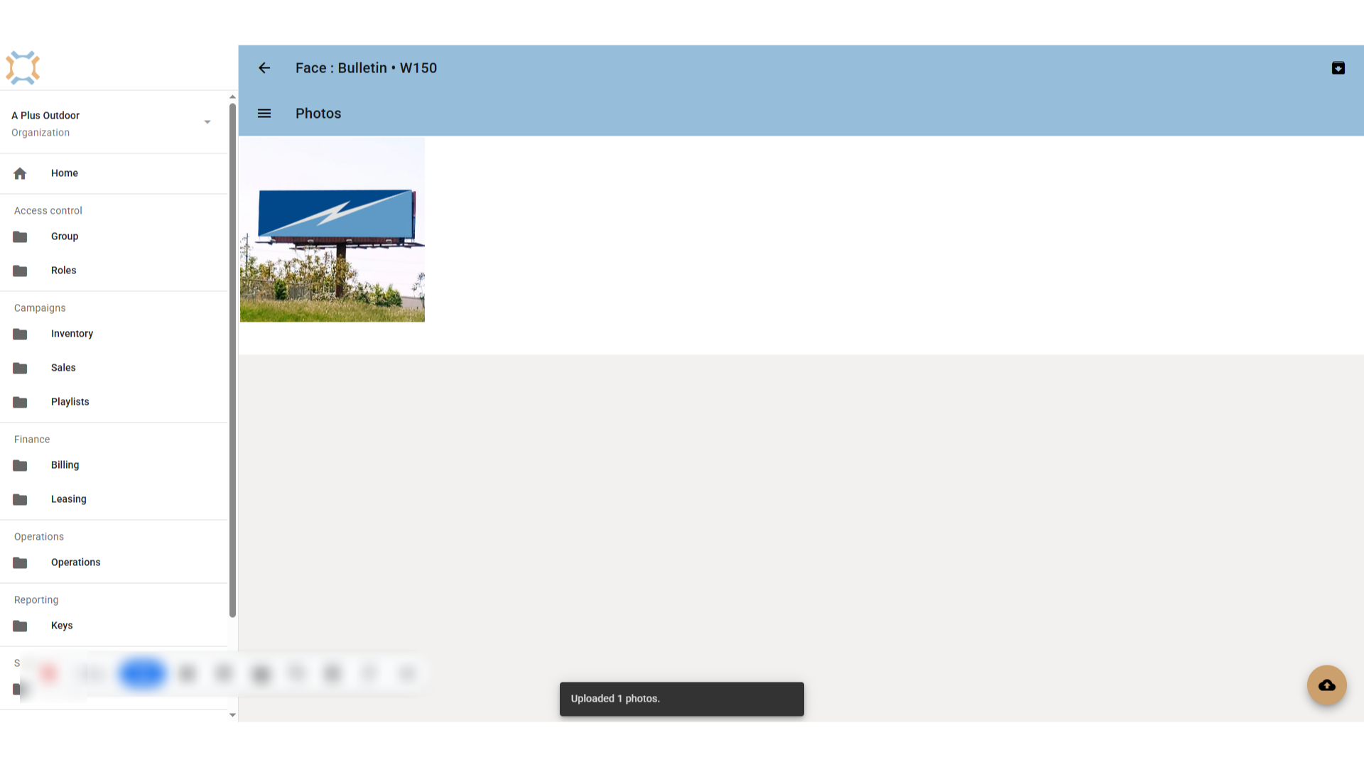 Finished uploading