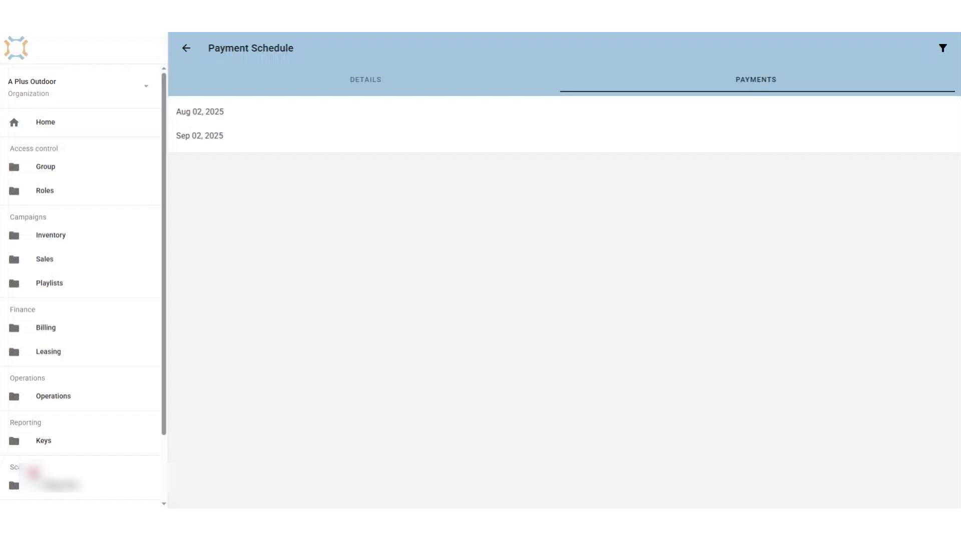 View Payments