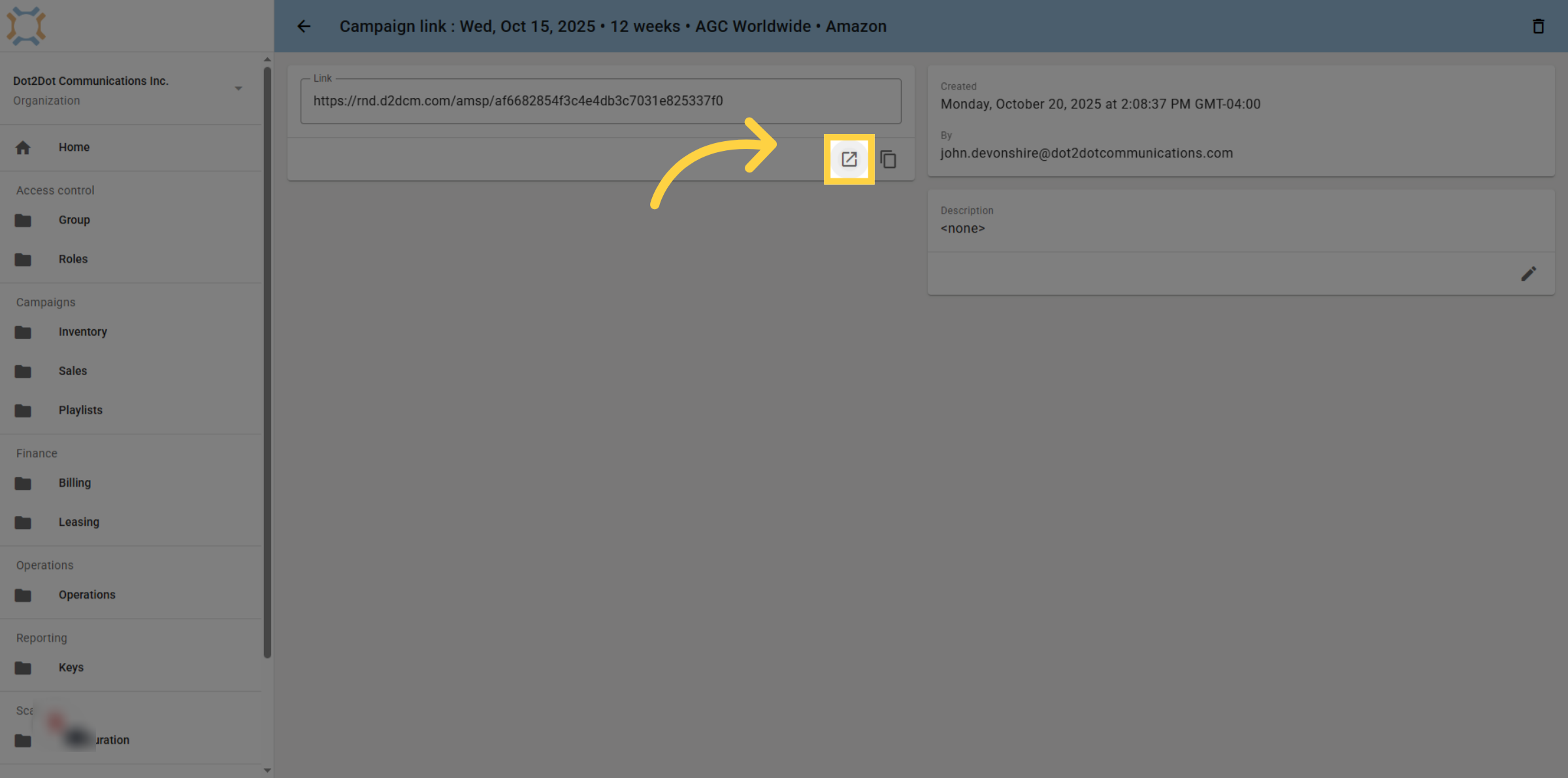 Open Shared Link in New Tab
