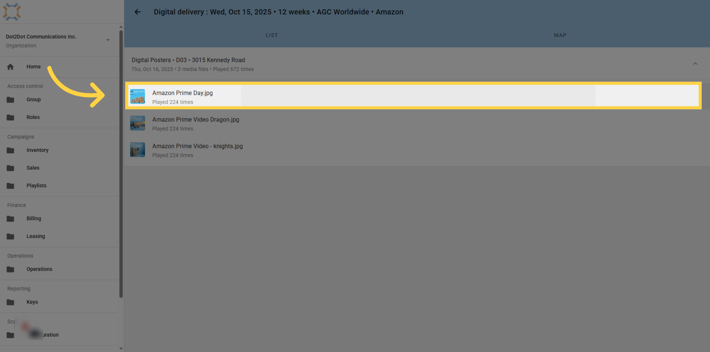 Open Media File Details