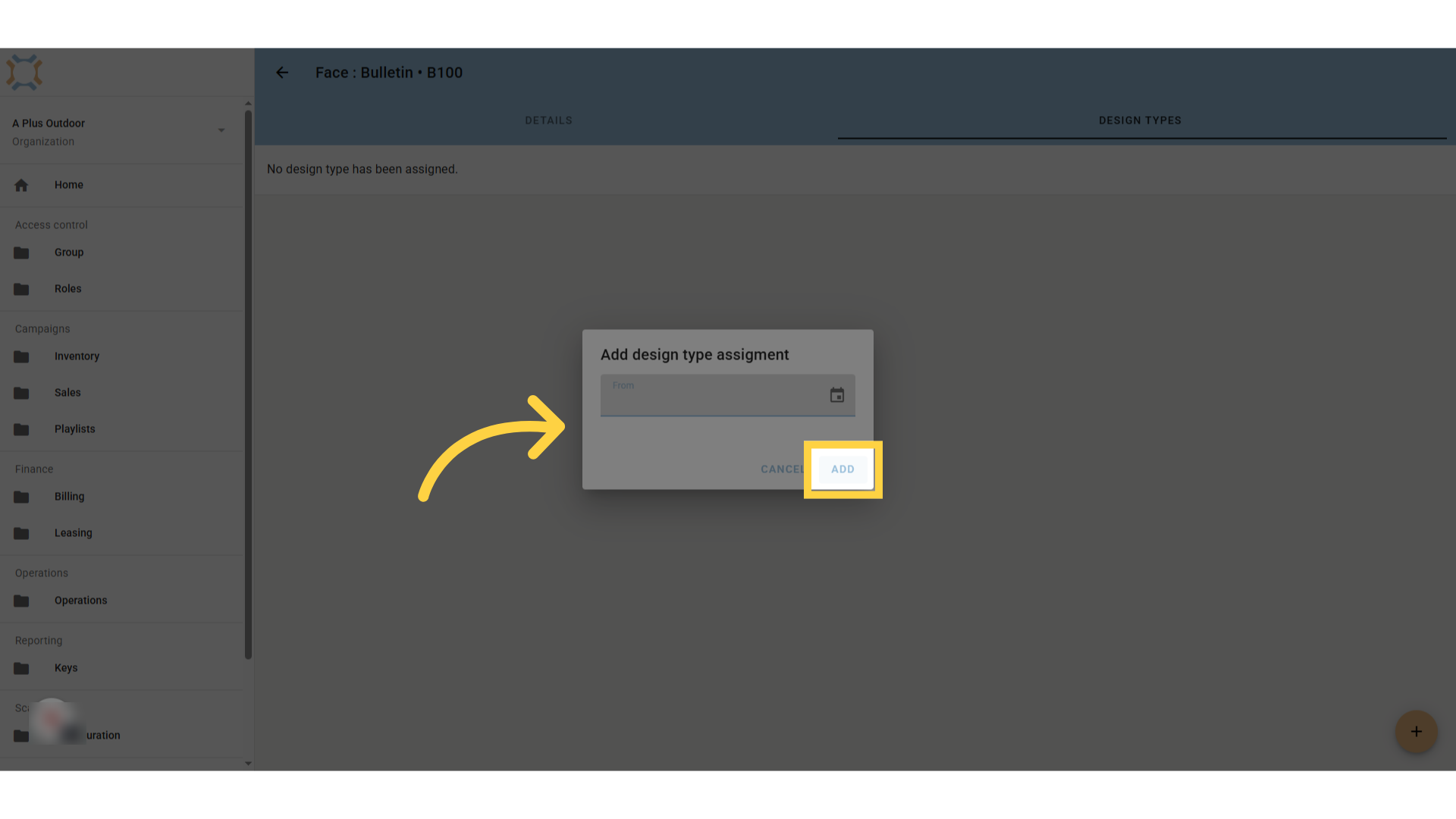 Click 'add'