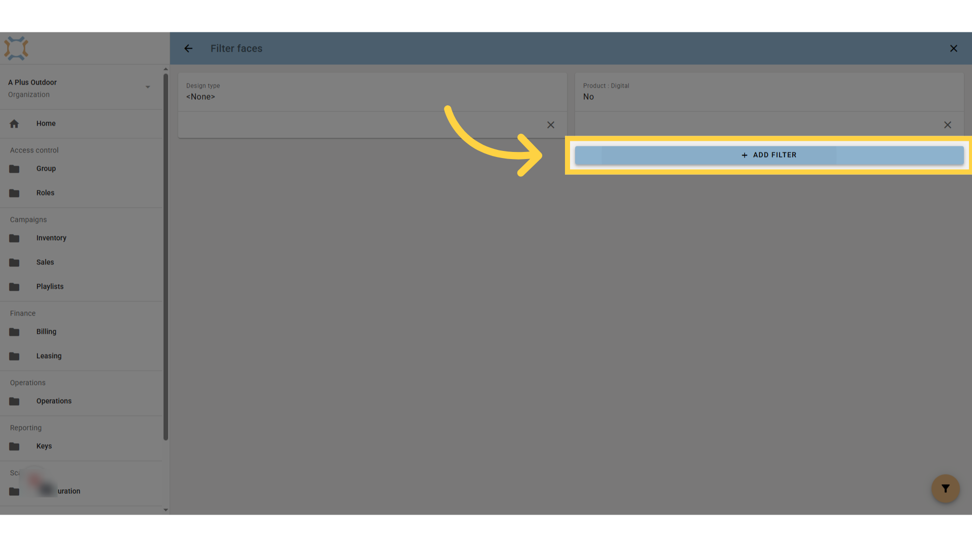 Click Add Filter