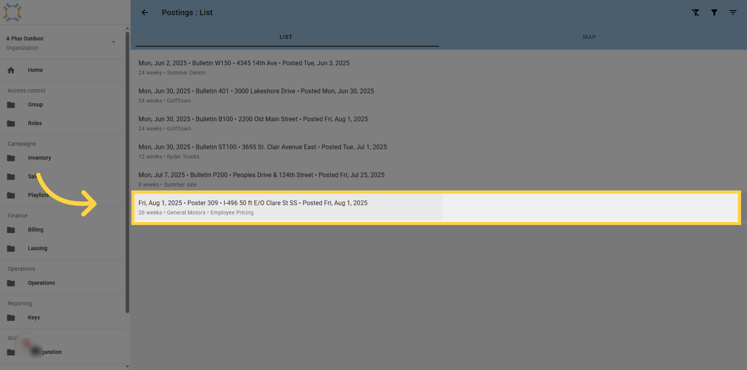 Find Posting to assign new task to