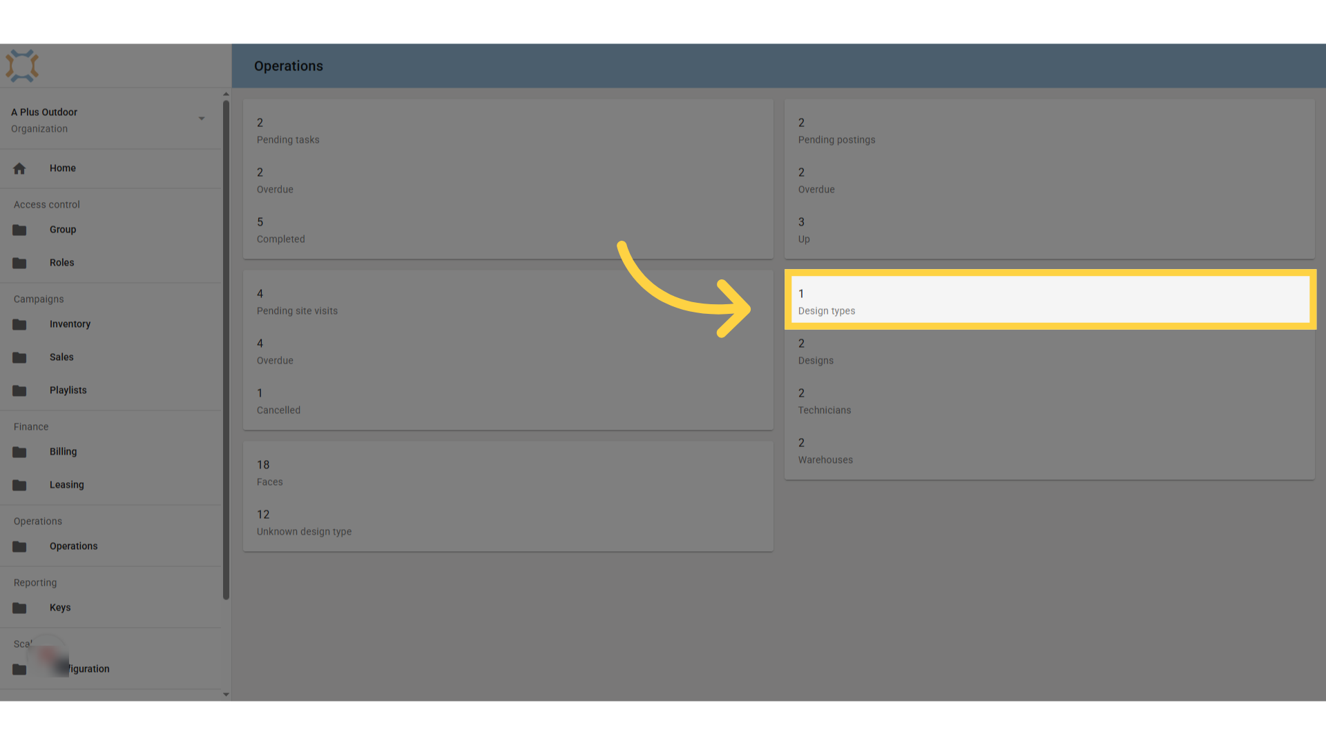 Click 'Design types'