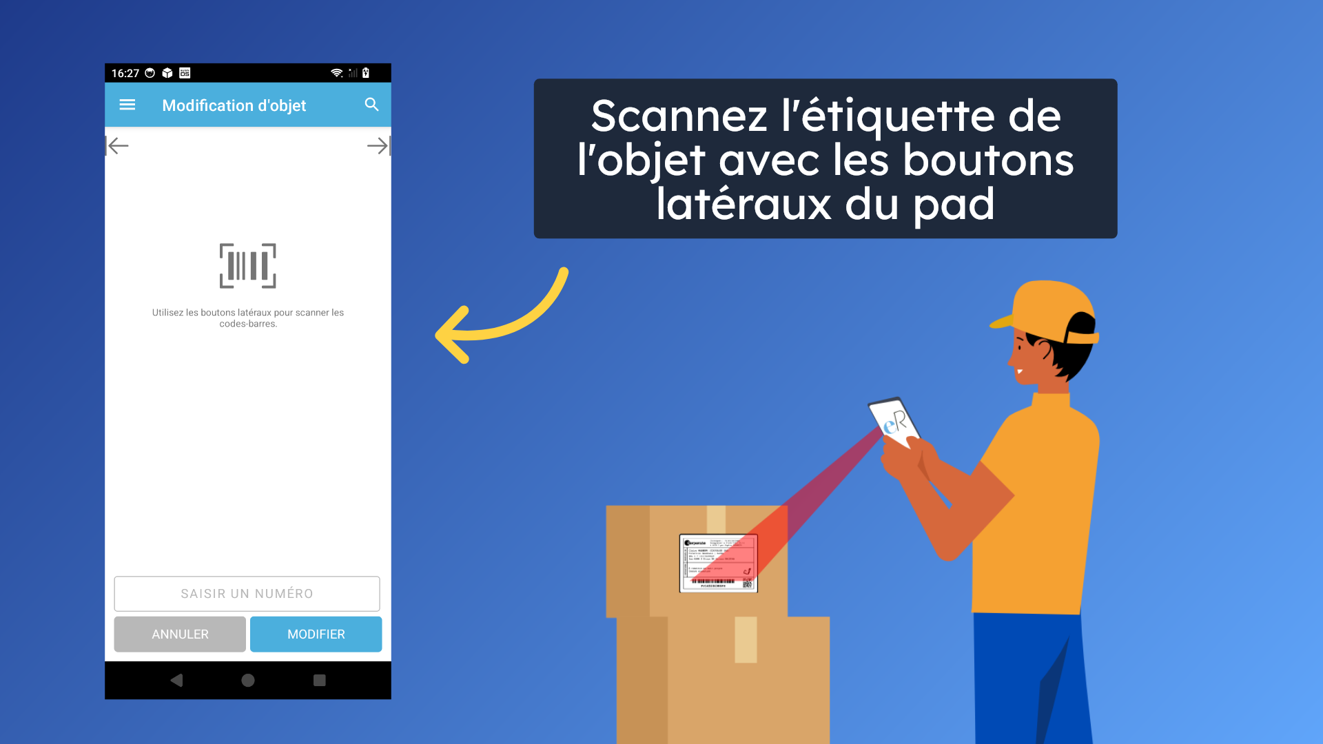 Scanner l'objet - 1