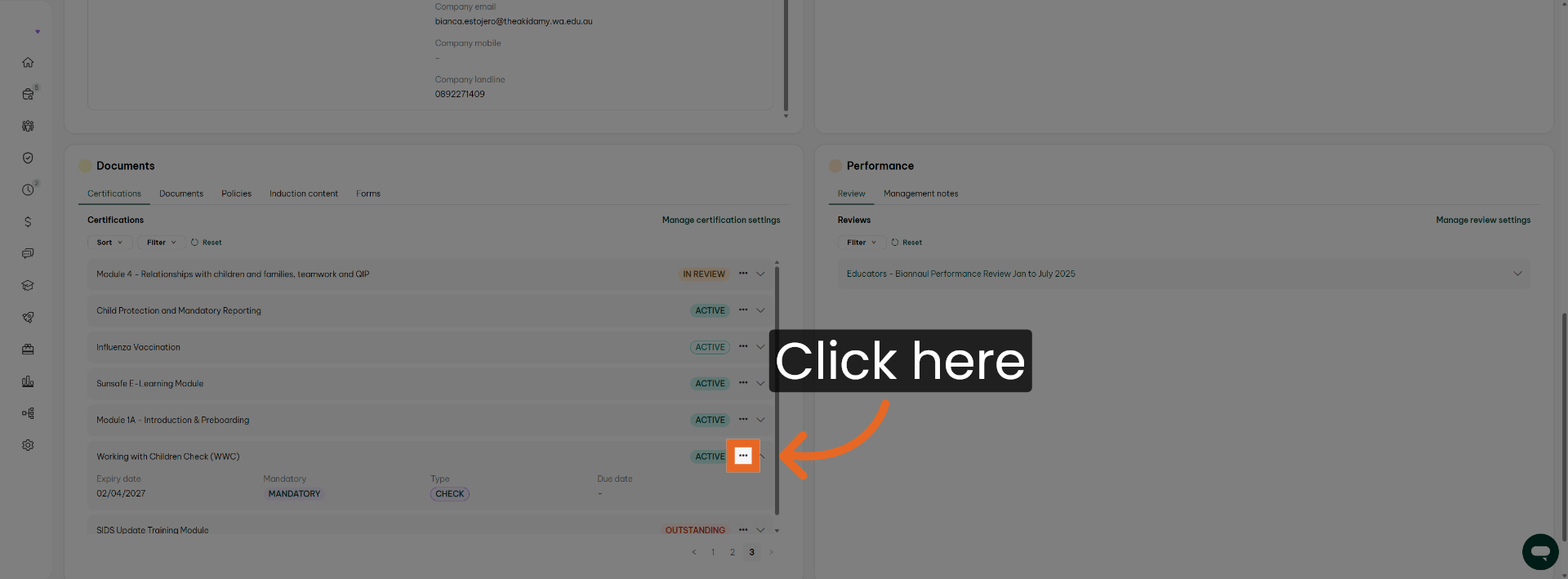 Open Certification Document