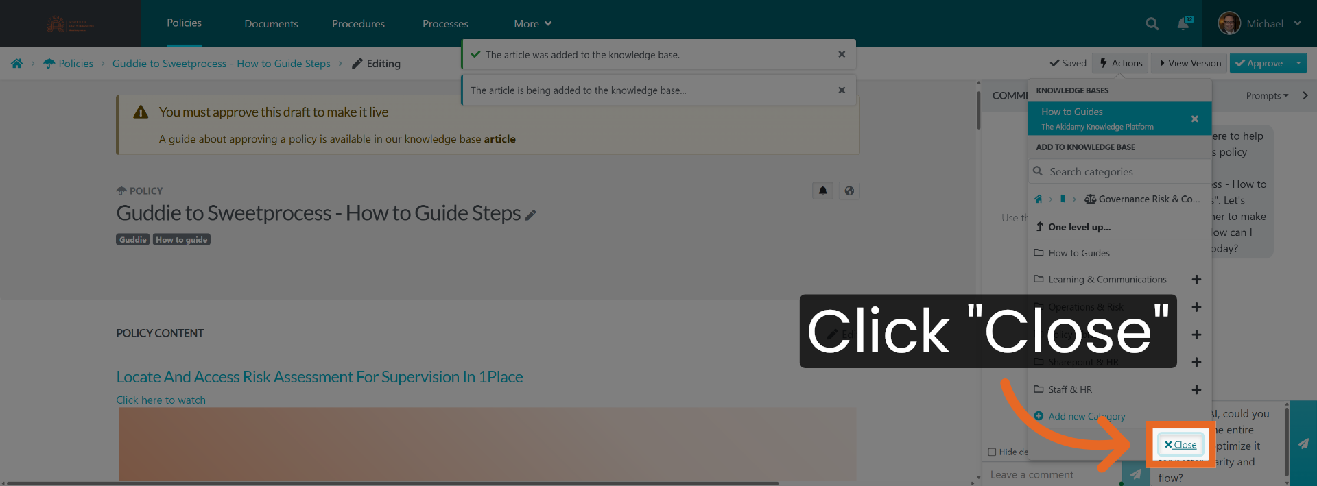 Open Further Options