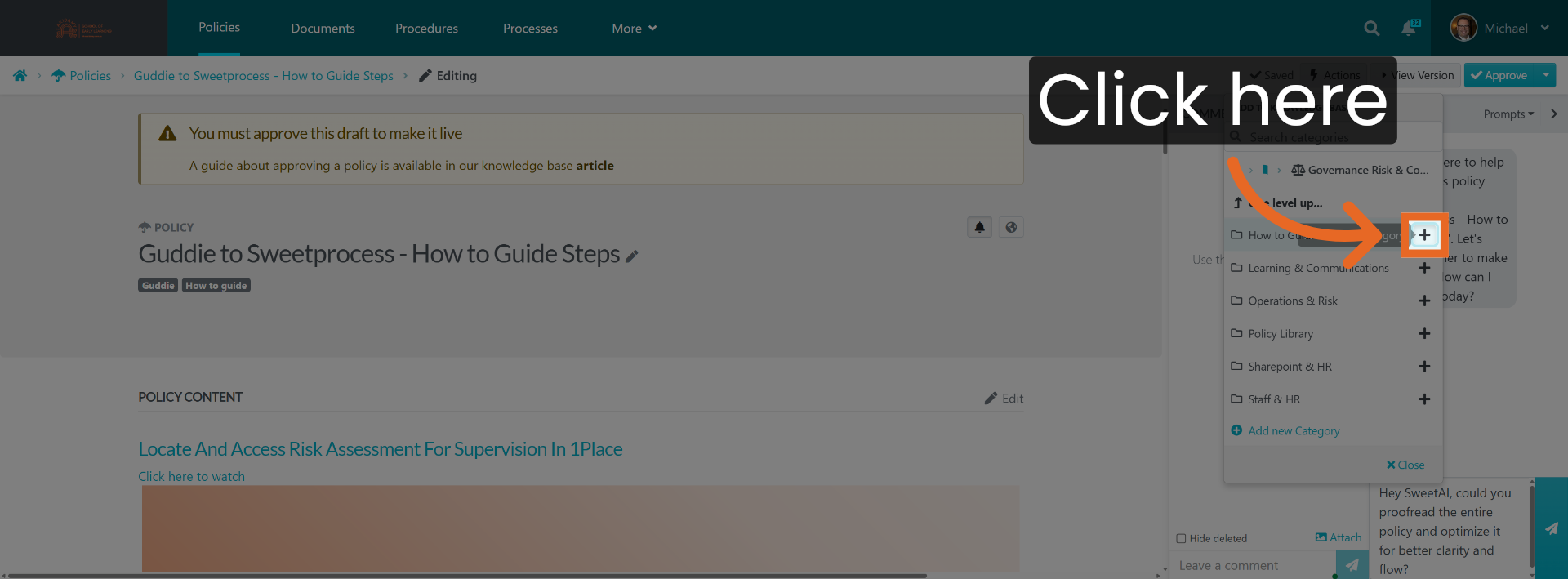 Choose Governance Category