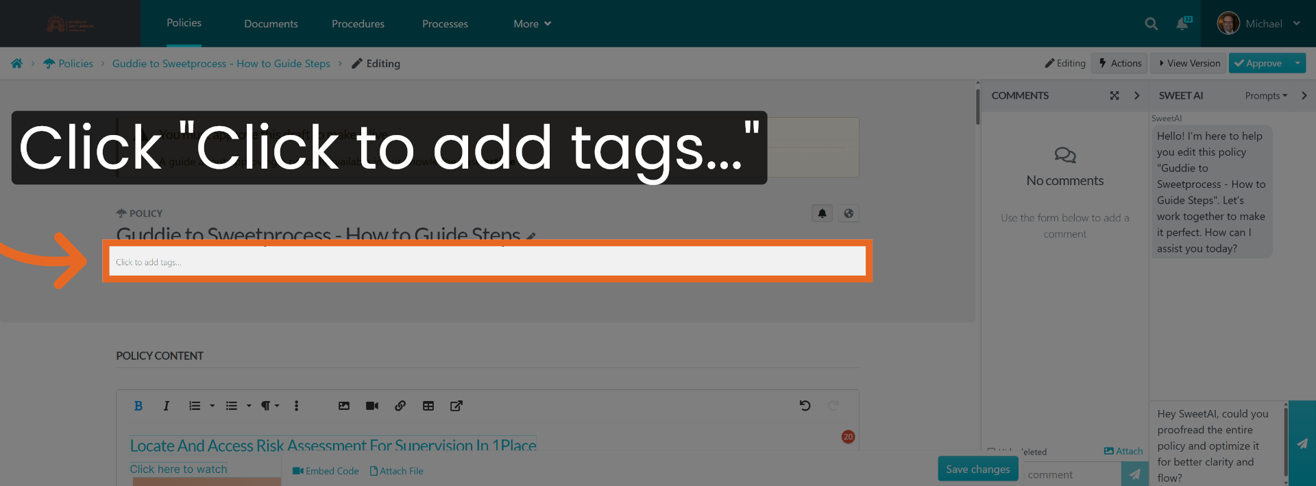Open Additional Options