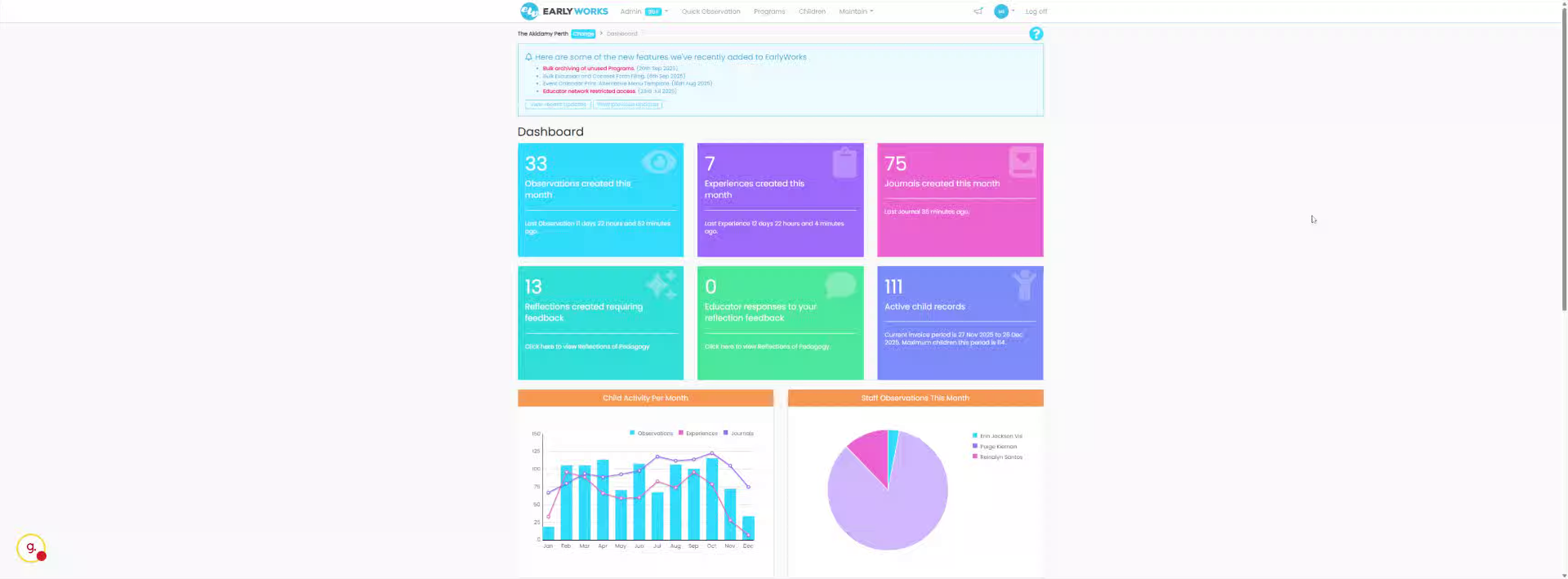 Access Maintain Section
